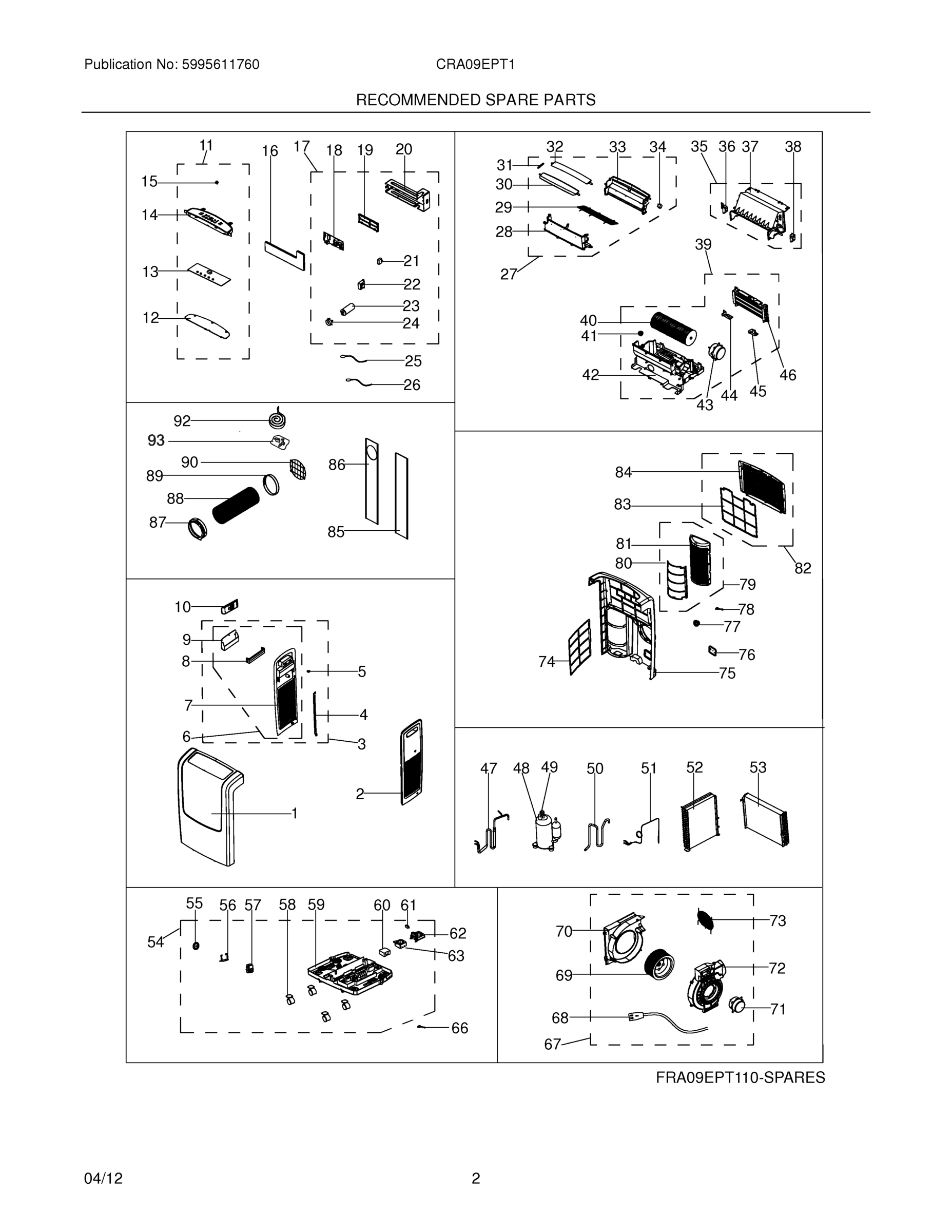 03 - RECOMMENDED SPARE PARTS