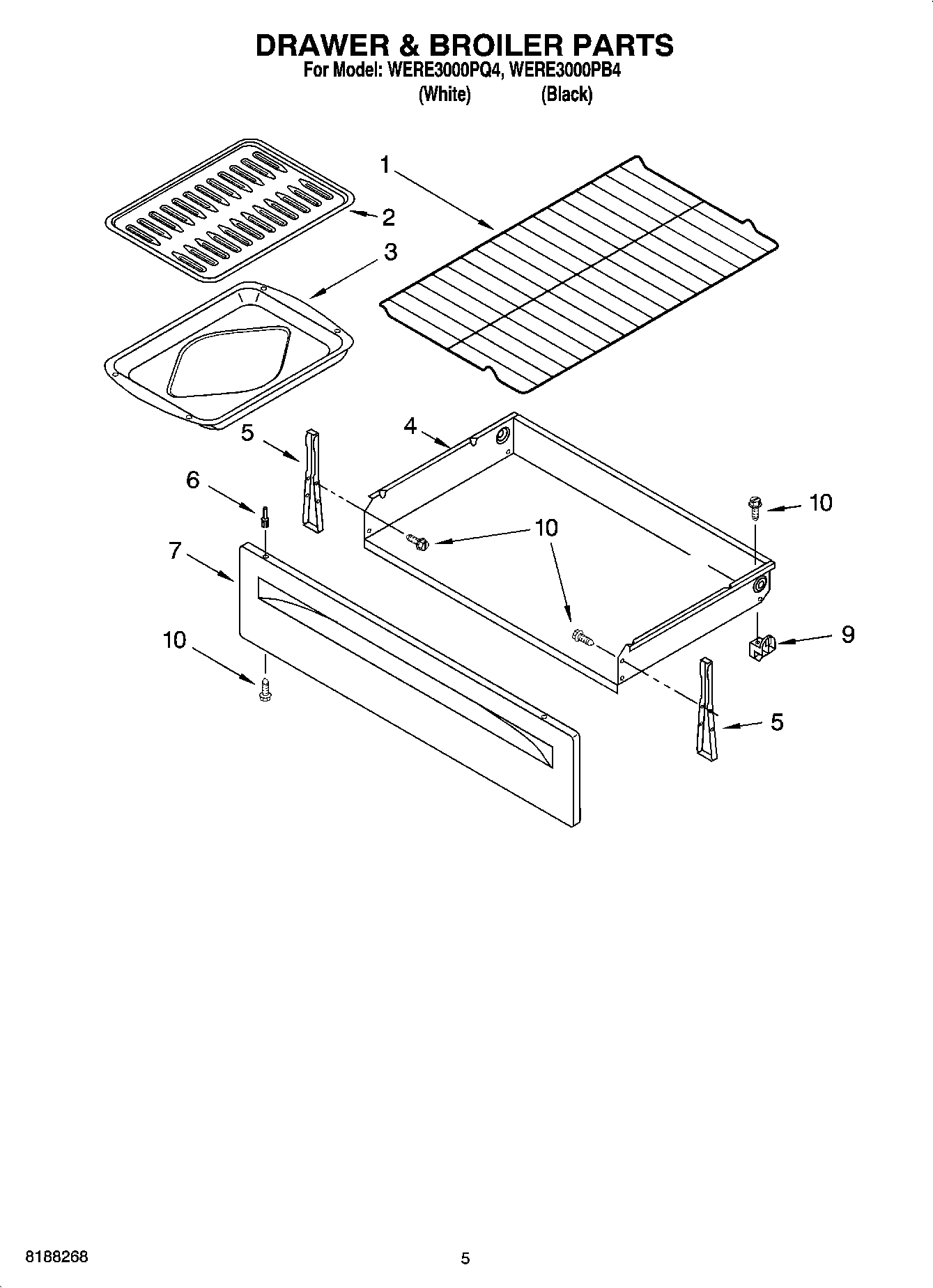 04 - DRAWER & BROILER PARTS