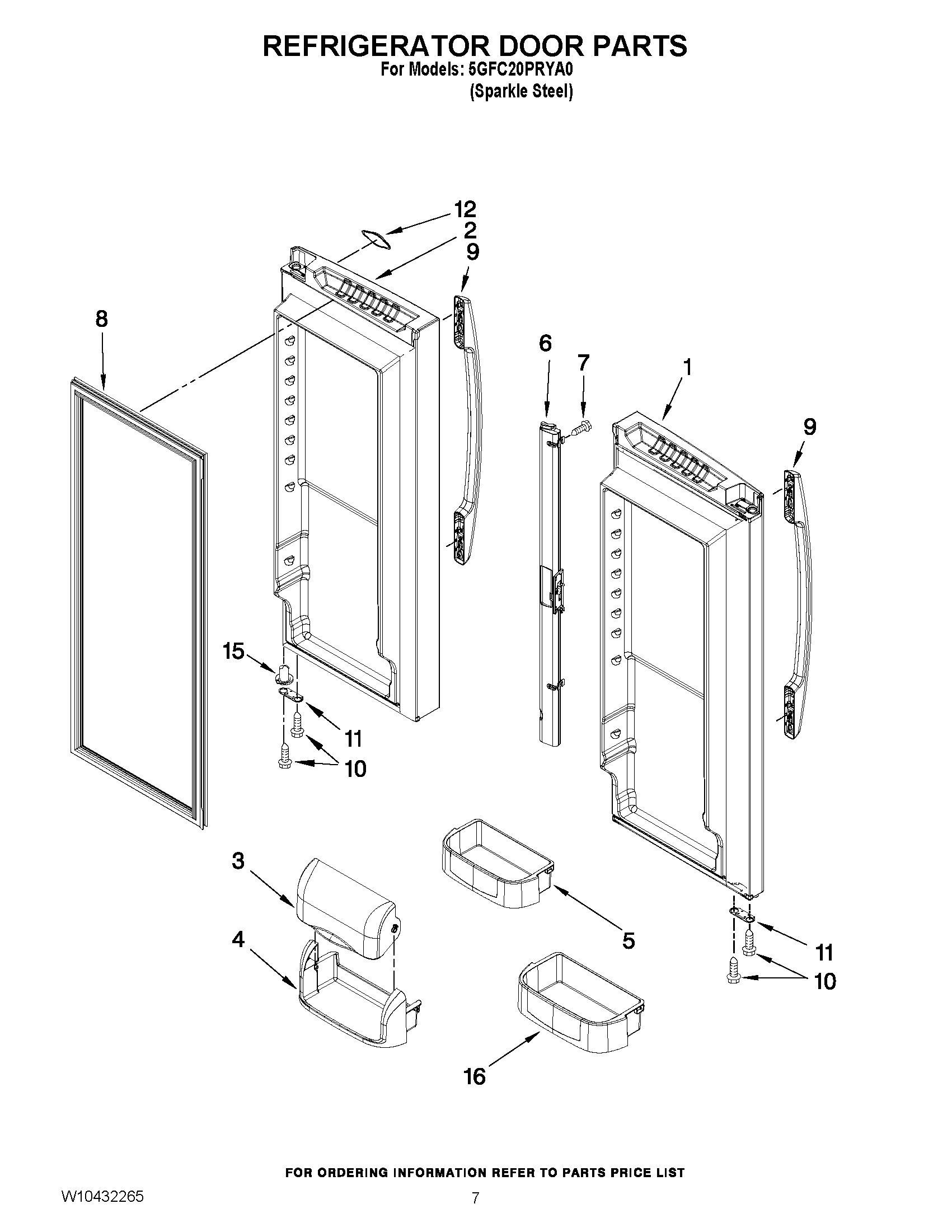 04 - REFRIGERATOR DOOR PARTS