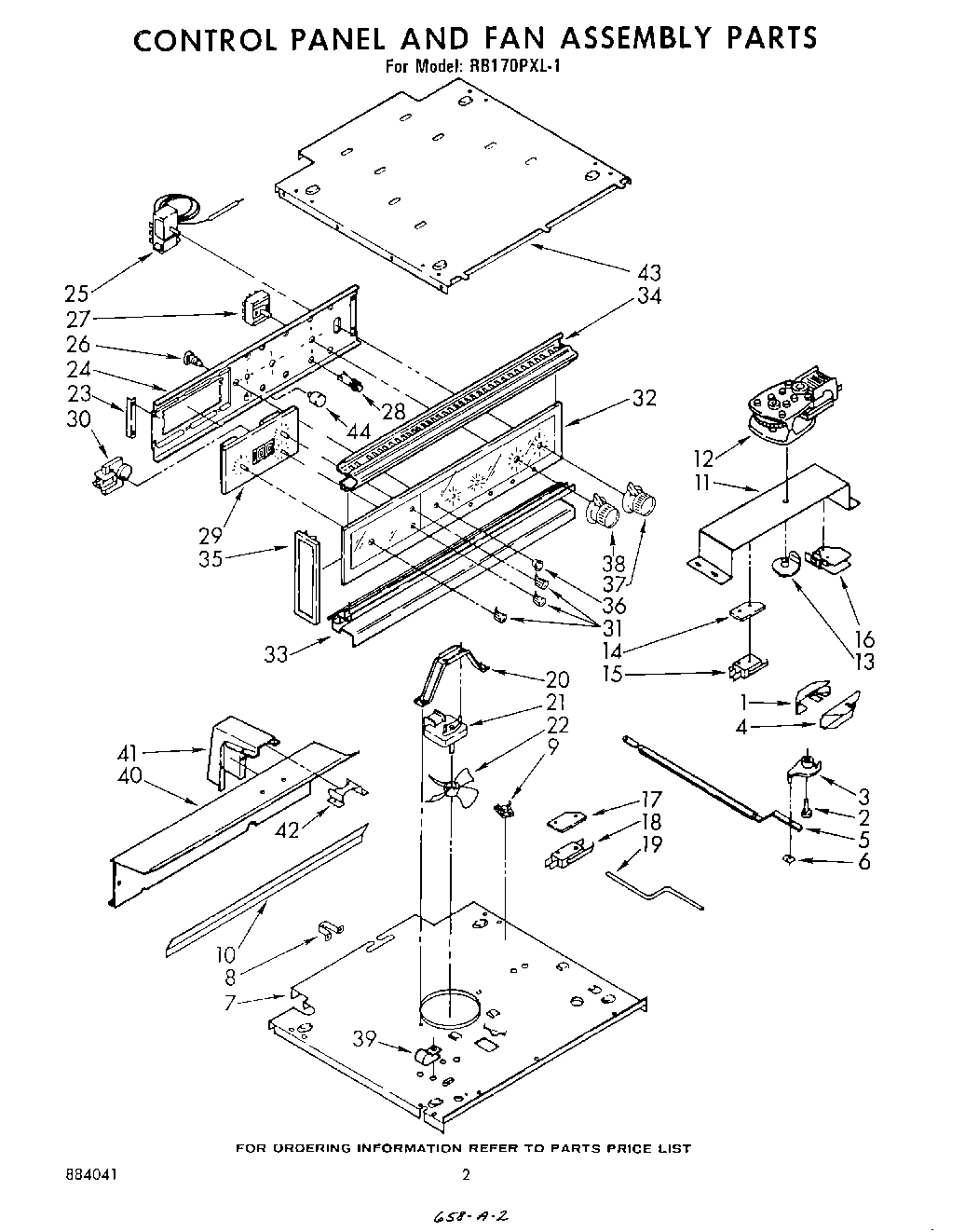 02 - CONTROL PANEL AND FAN