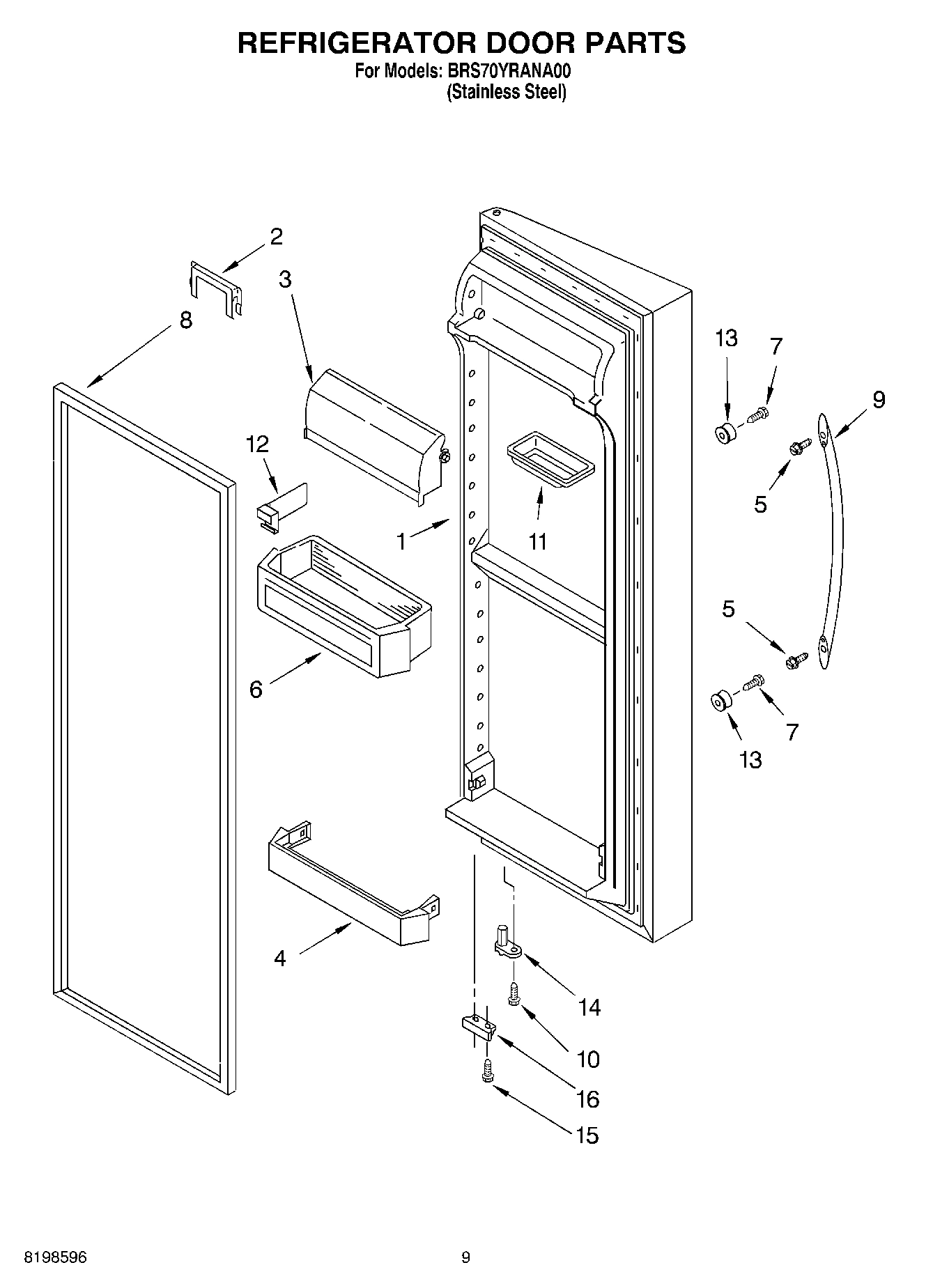 06 - REFRIGERATOR DOOR PARTS