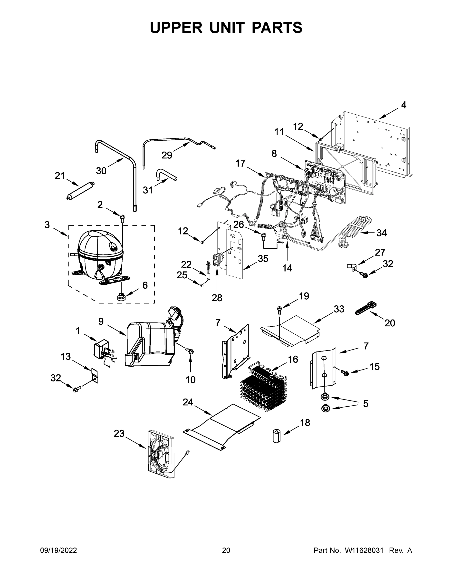 11 - UPPER UNIT PARTS