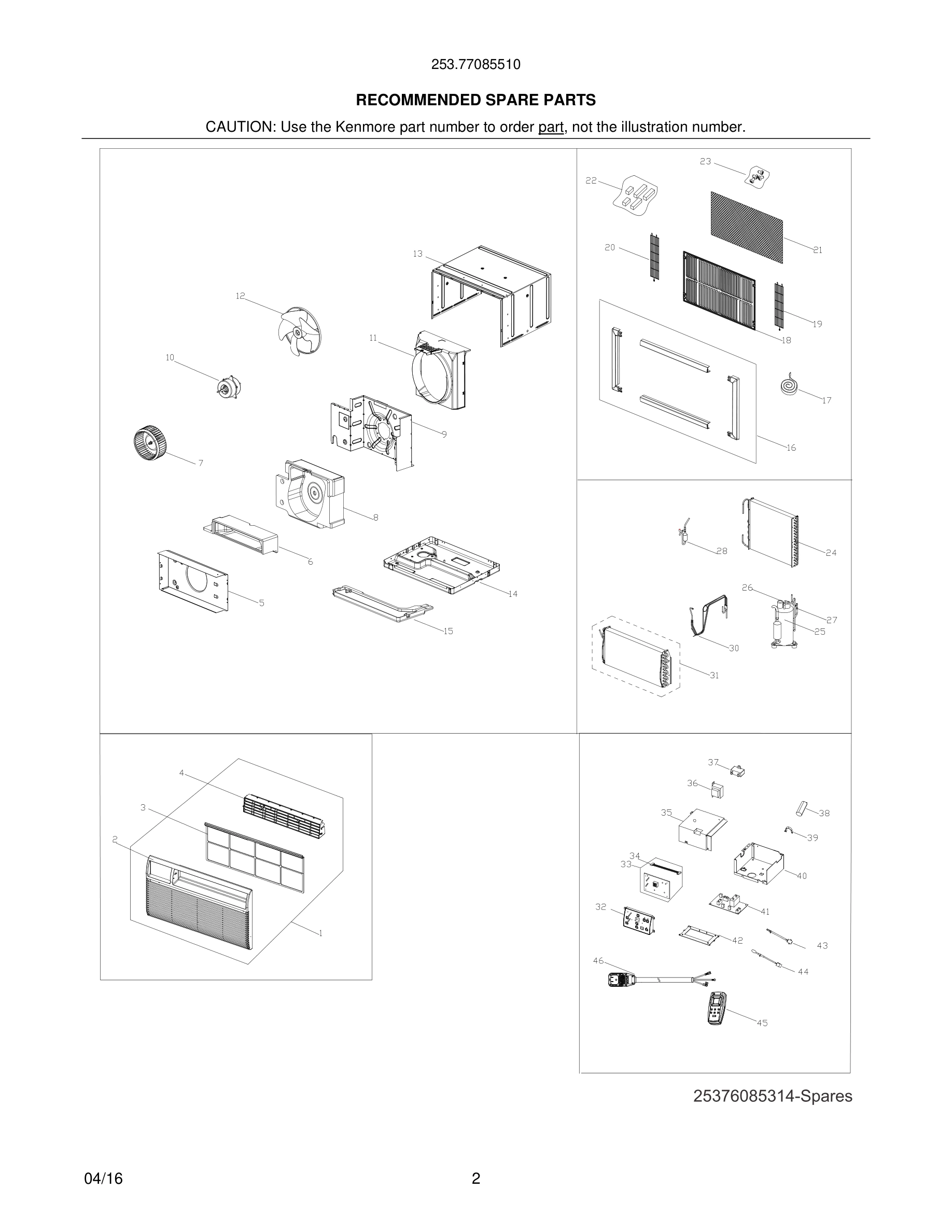 03 - RECOMMENDED SPARE PARTS
