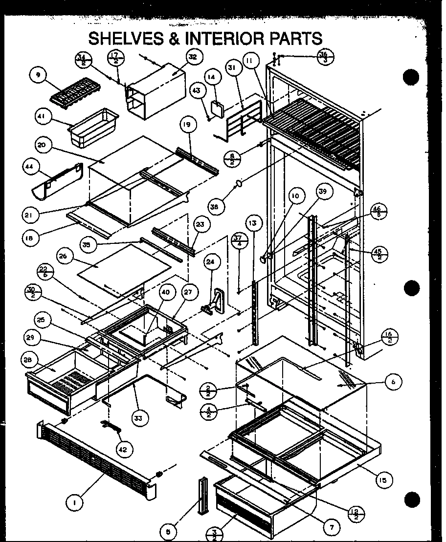 08 - SHELVES & INTERIOR PARTS