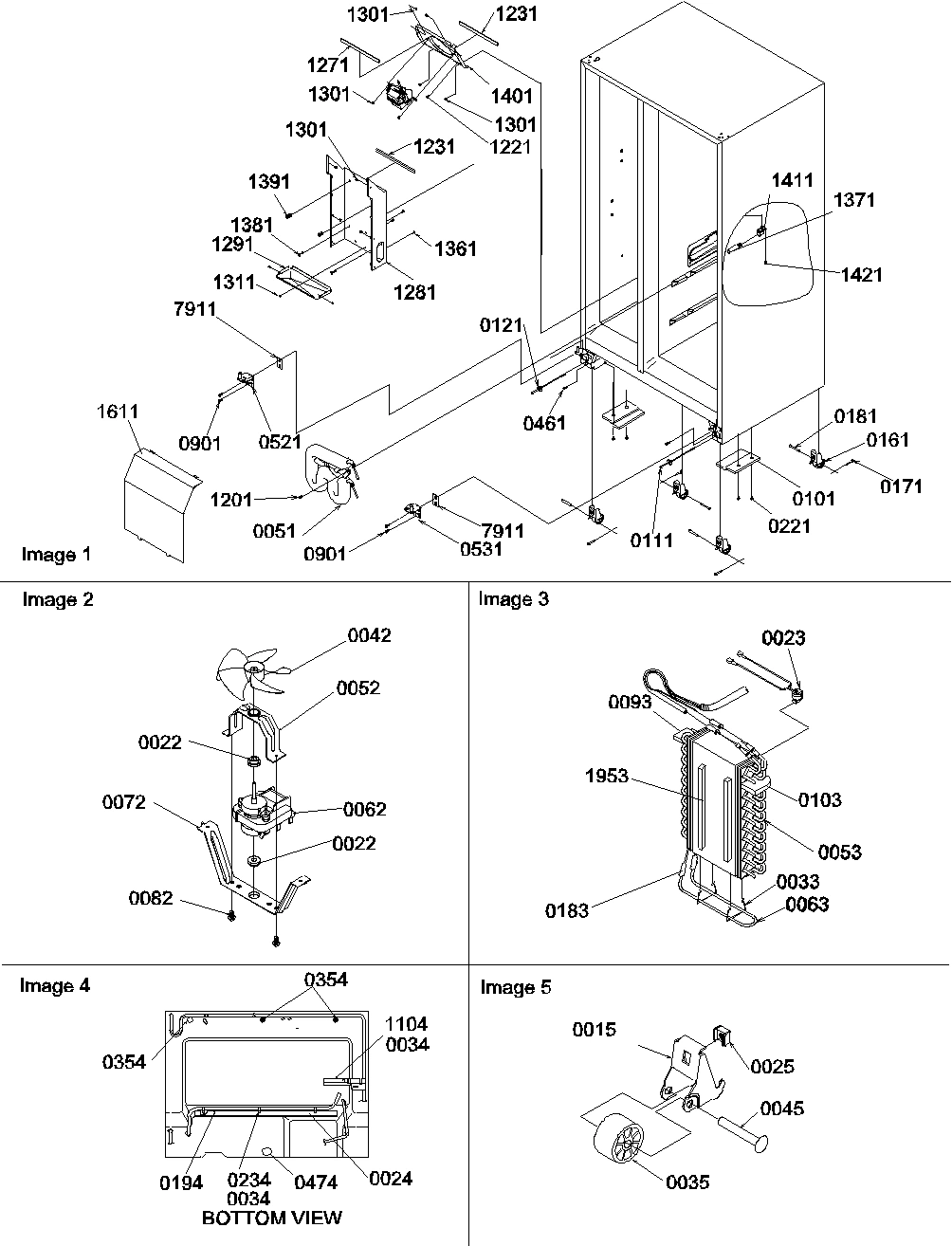 04 - Drain, Rollers, and Evap Assy