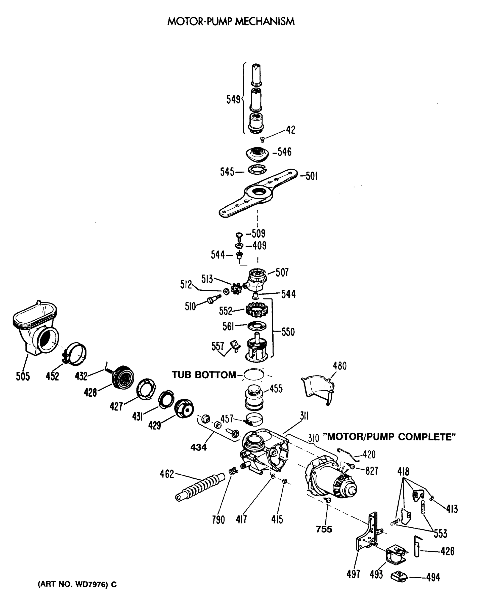 MOTOR-PUMP MECHANISM