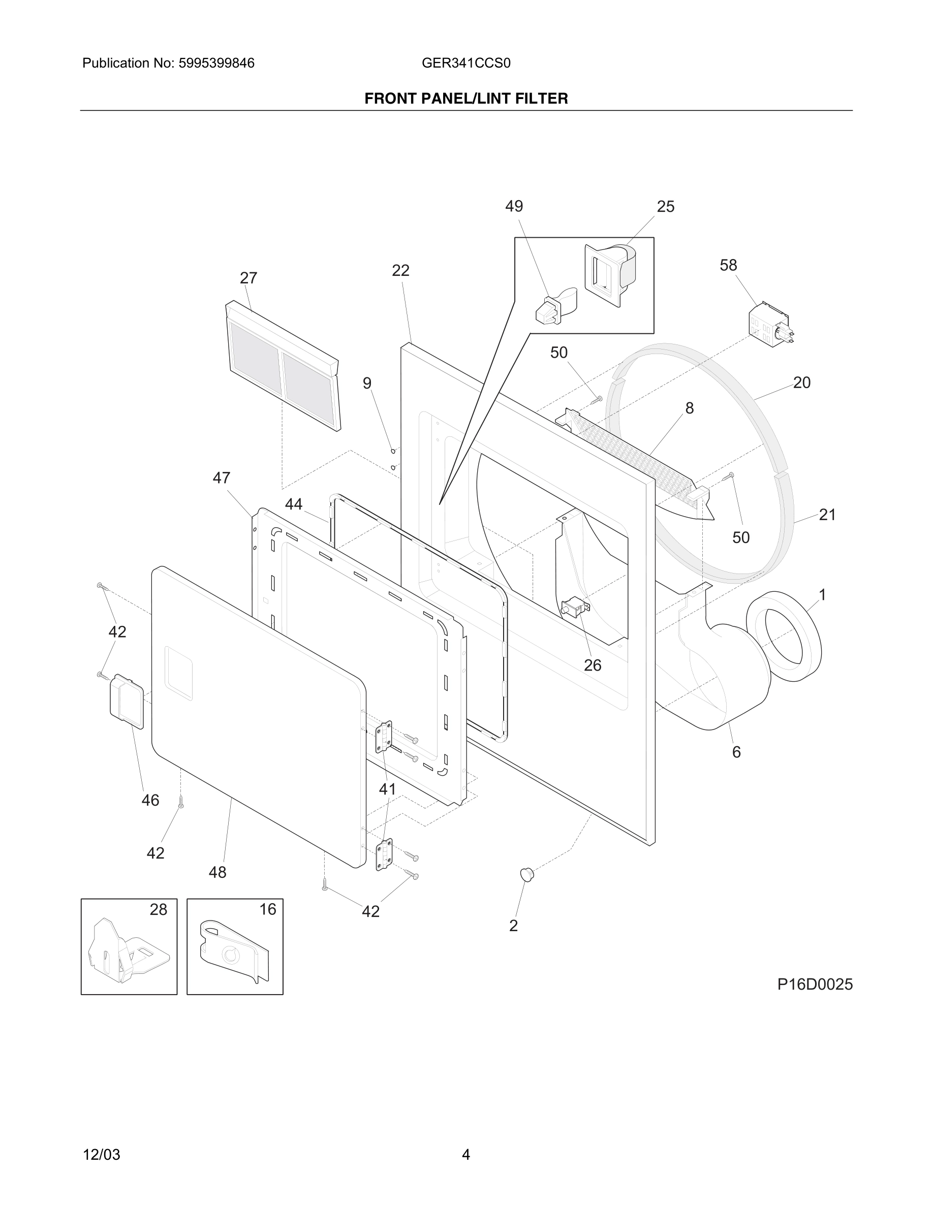 05 - FRONT PANEL/LINT FILTER