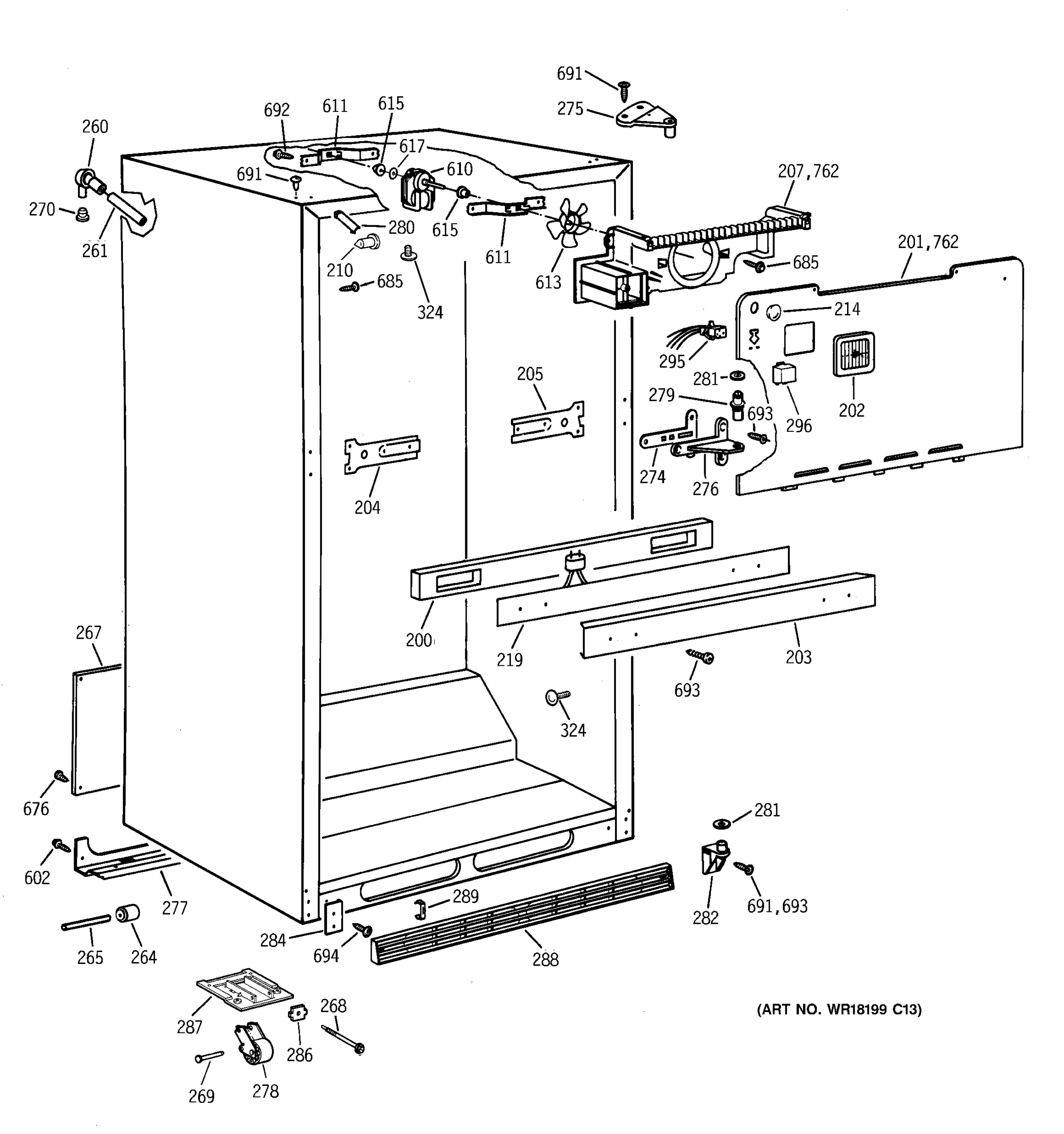 CABINET PARTS