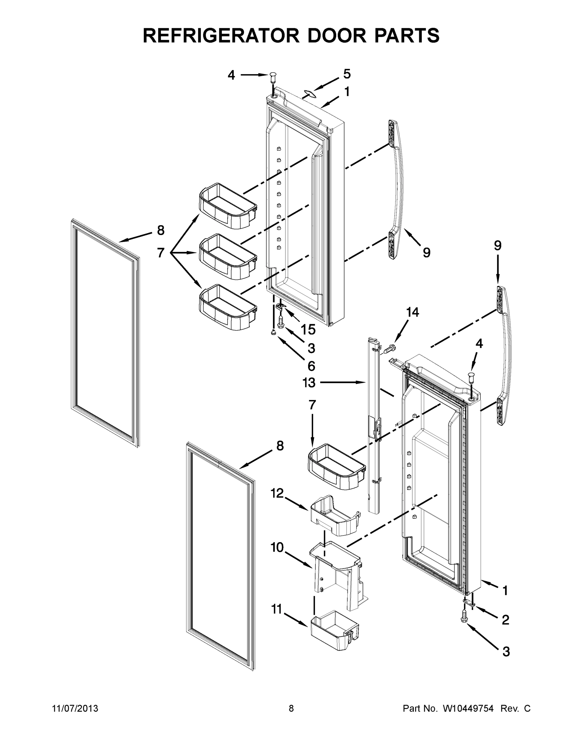 05 - REFRIGERATOR DOOR PARTS