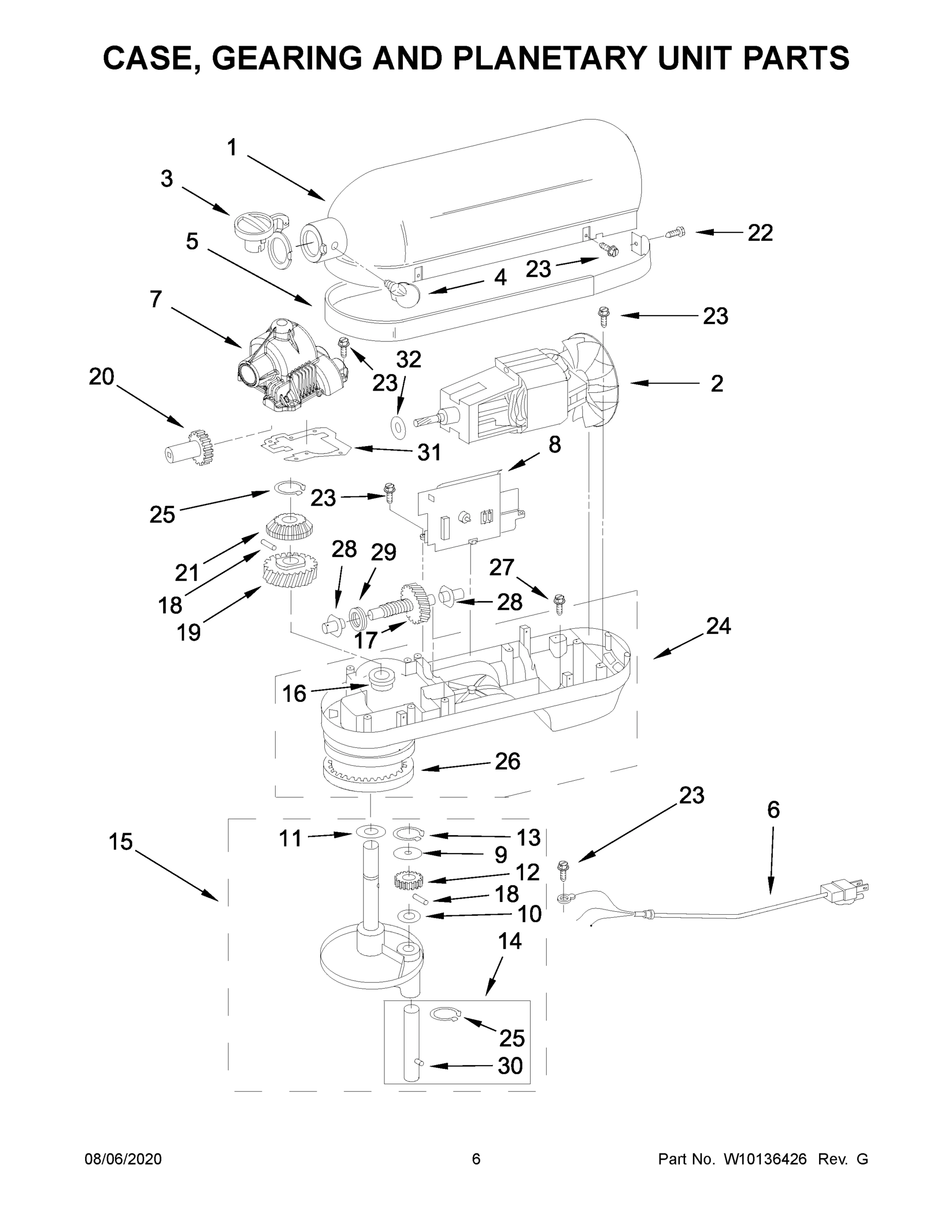 04 - CASE, GEARING AND PLANETARY UNIT PARTS