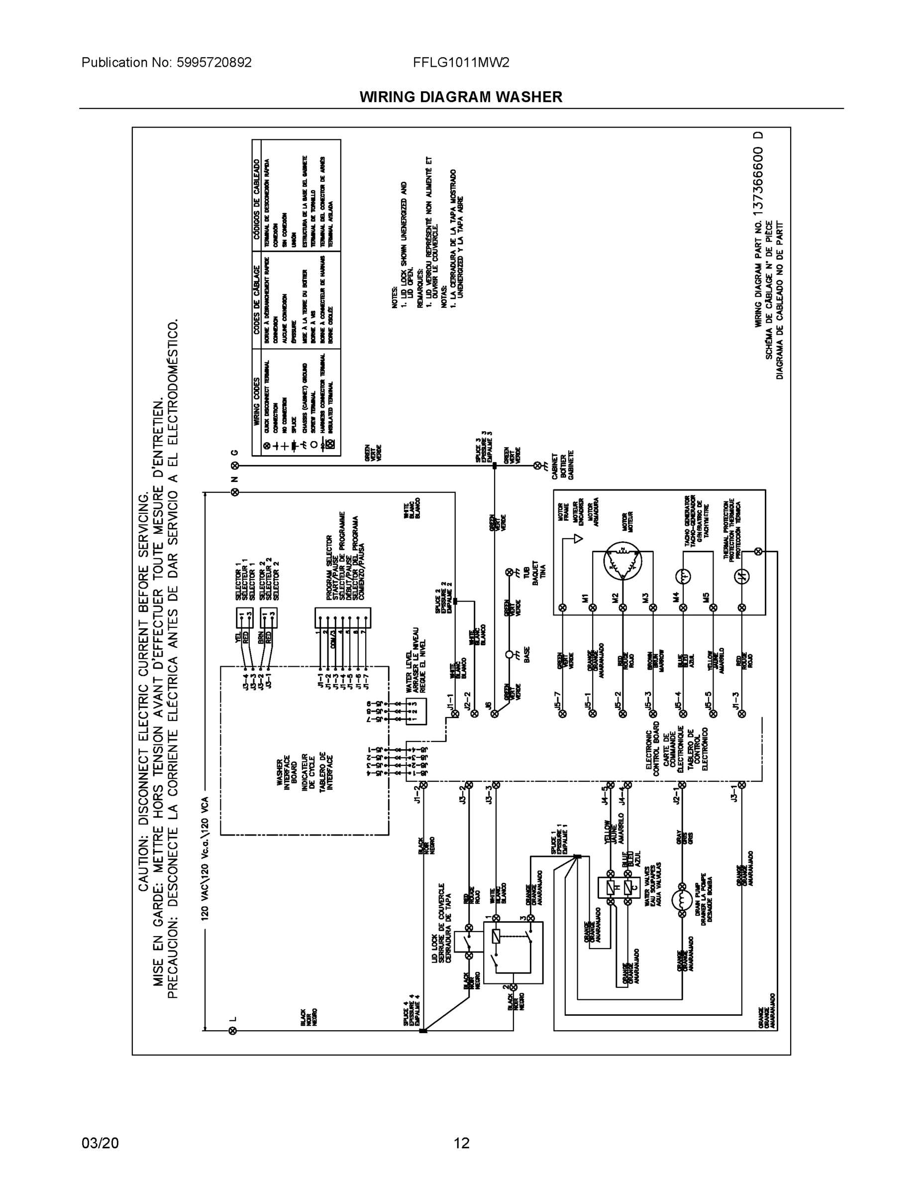 07 - WIRING DIAGRAM WASHER