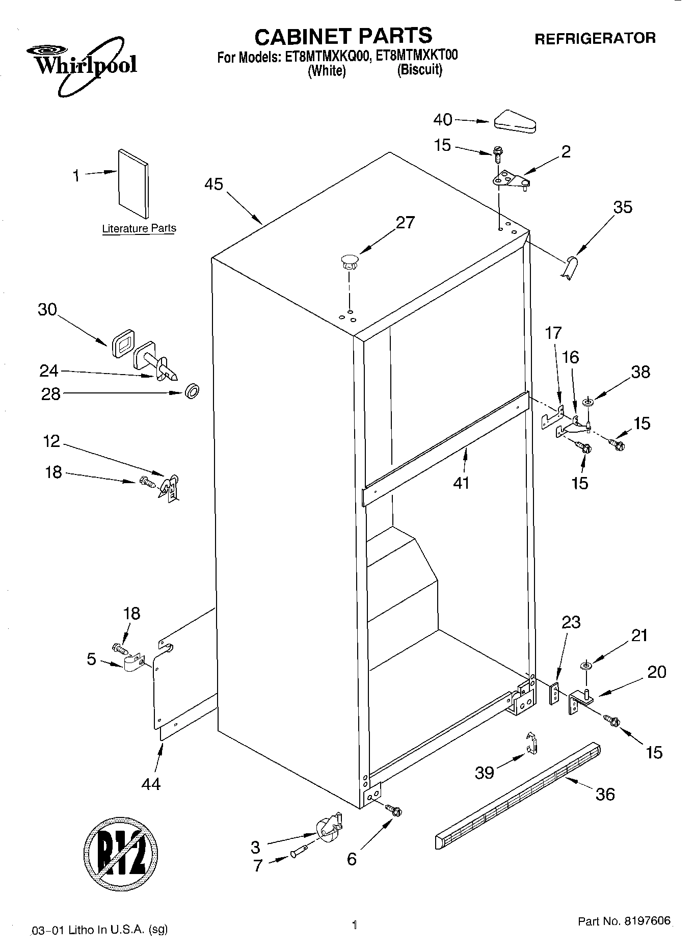 01 - CABINET, LITERATURE