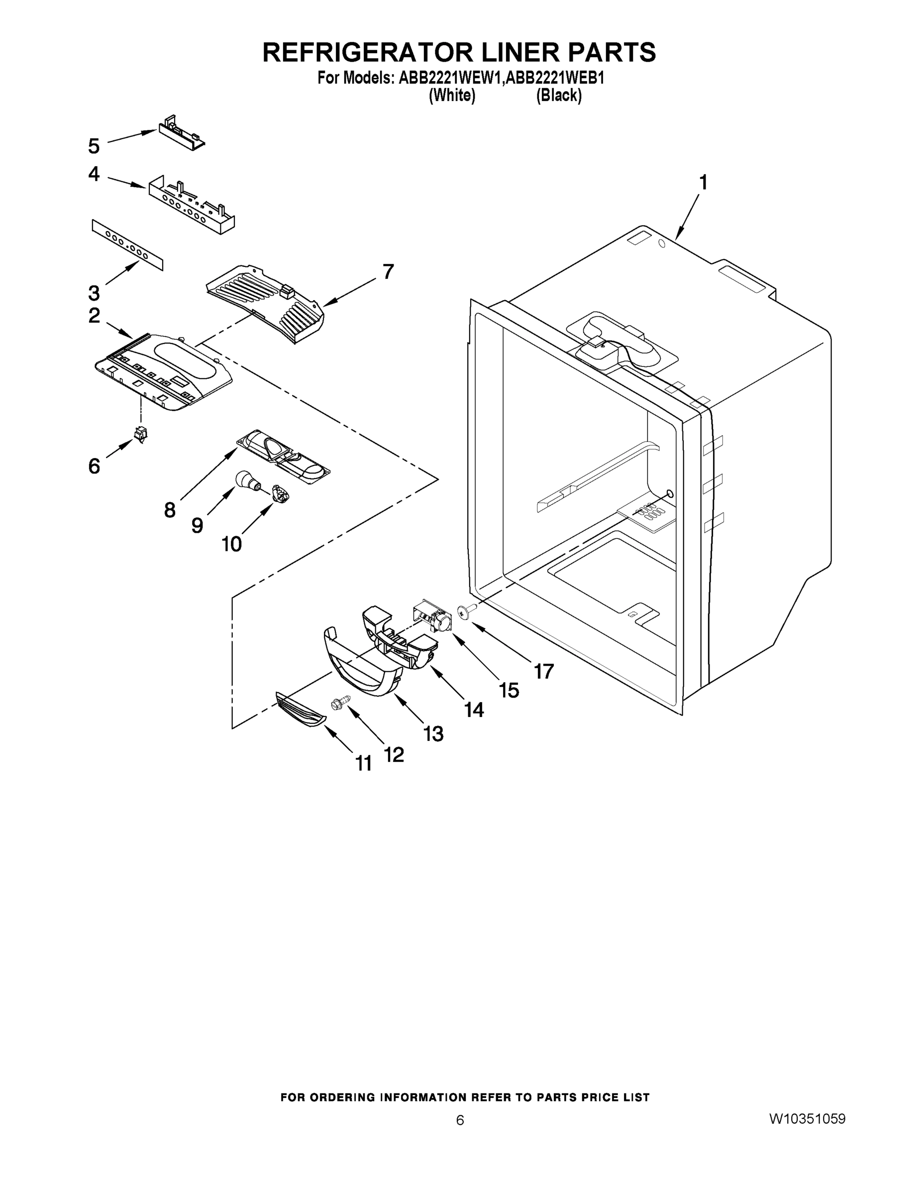 04 - REFRIGERATOR LINER PARTS