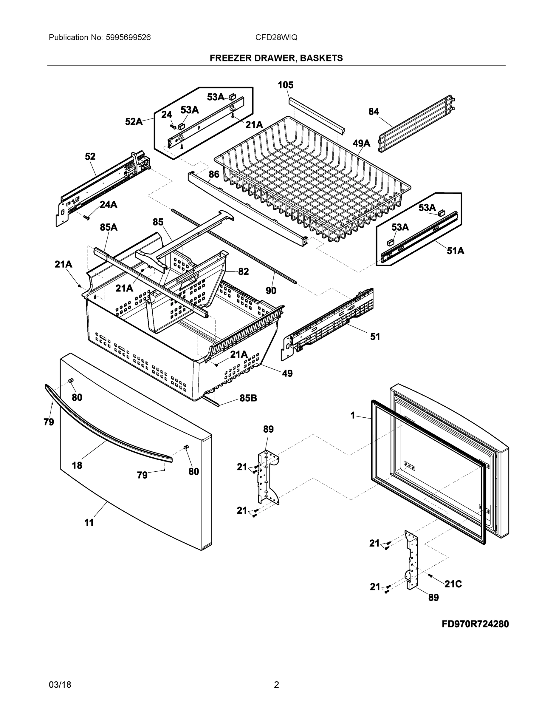 02 - FREEZER DRAWER, BASKETS