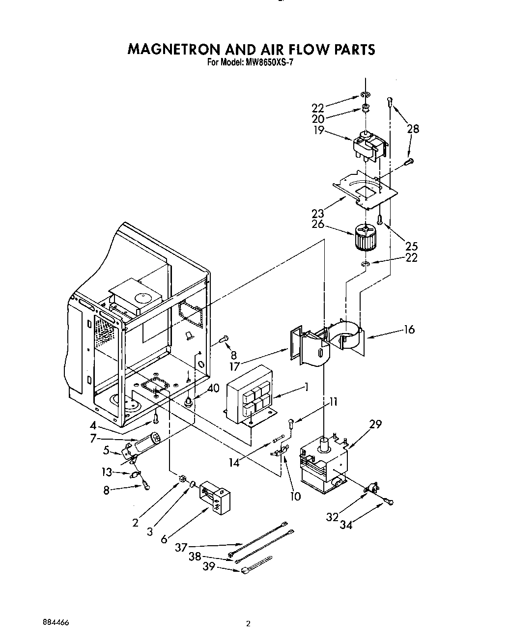 02 - MAGNETRON AND AIR FLOW, LIT/OPTIONAL