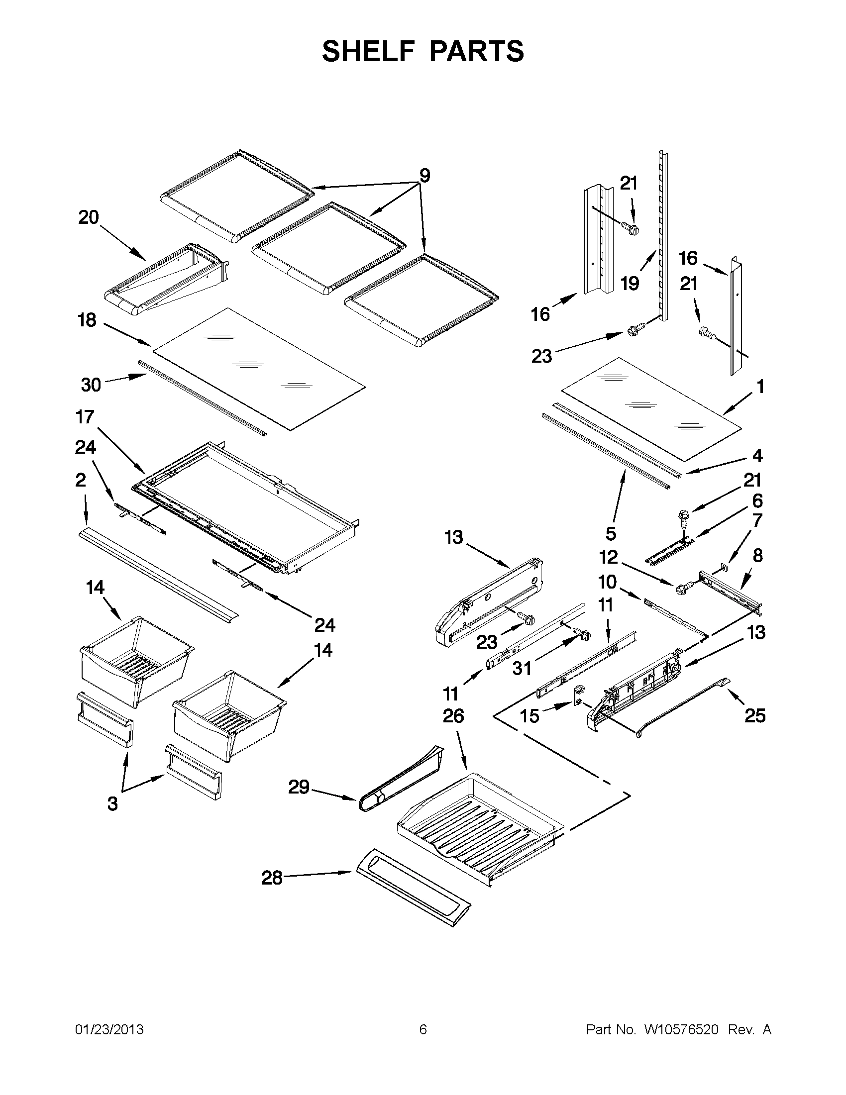03 - SHELF PARTS