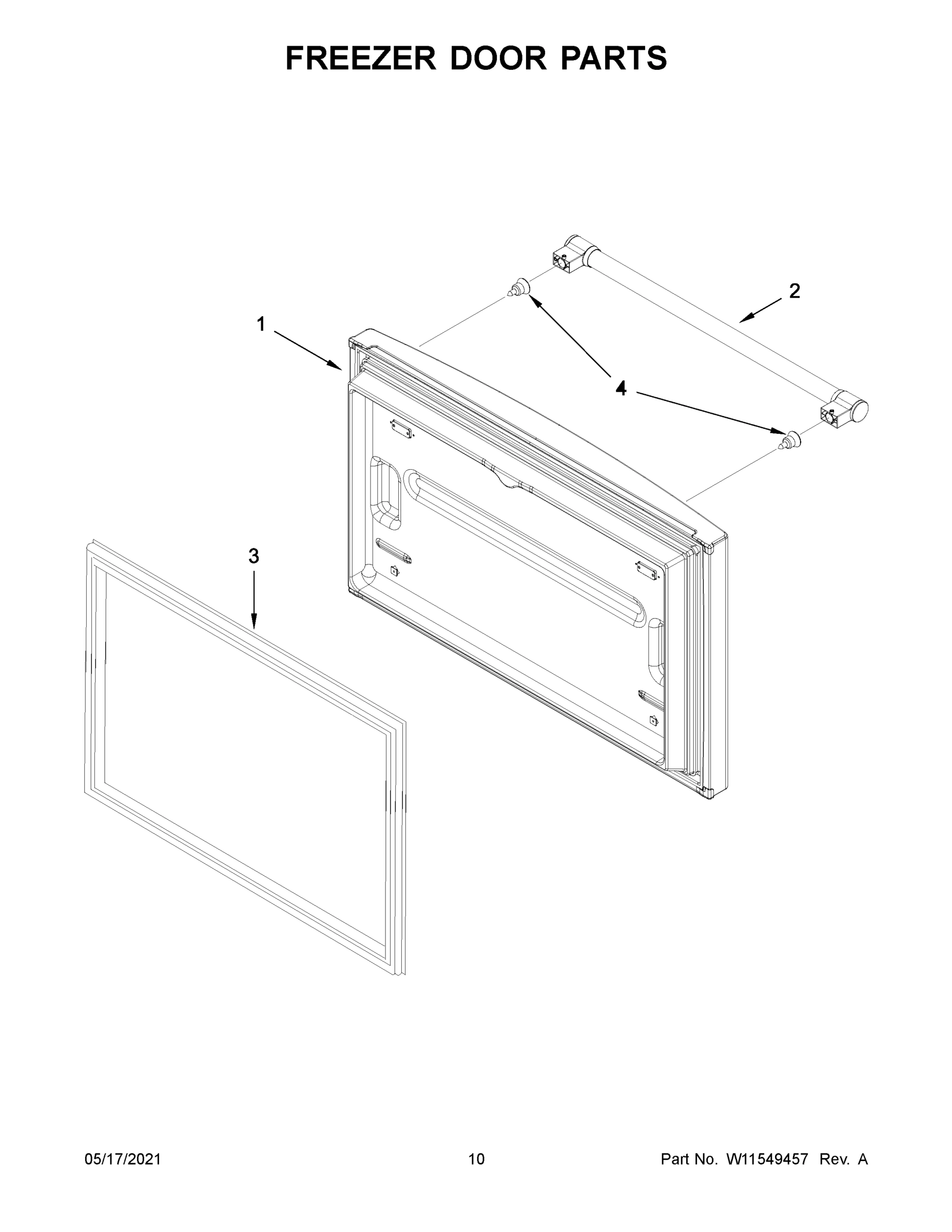 06 - FREEZER DOOR PARTS