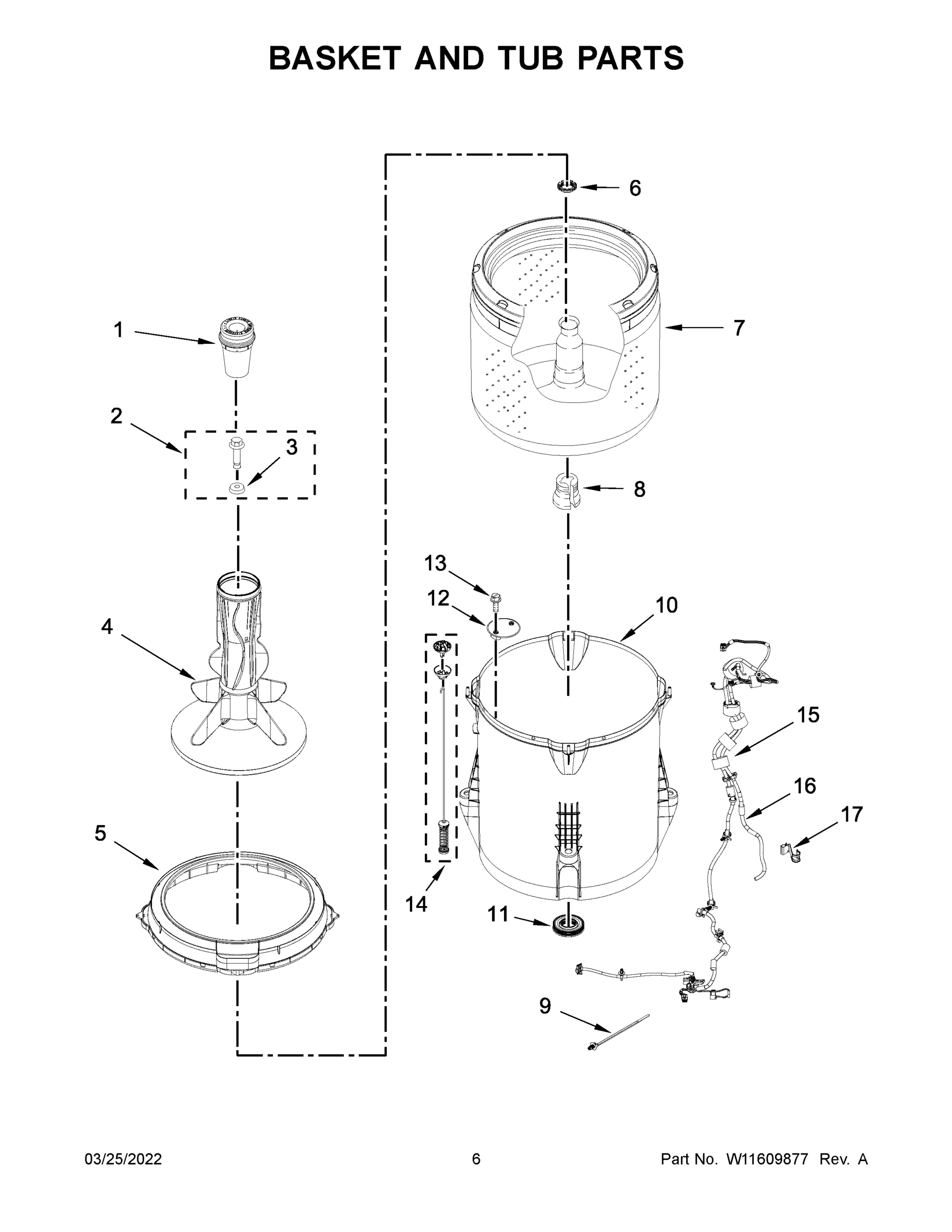04 - BASKET AND TUB PARTS
