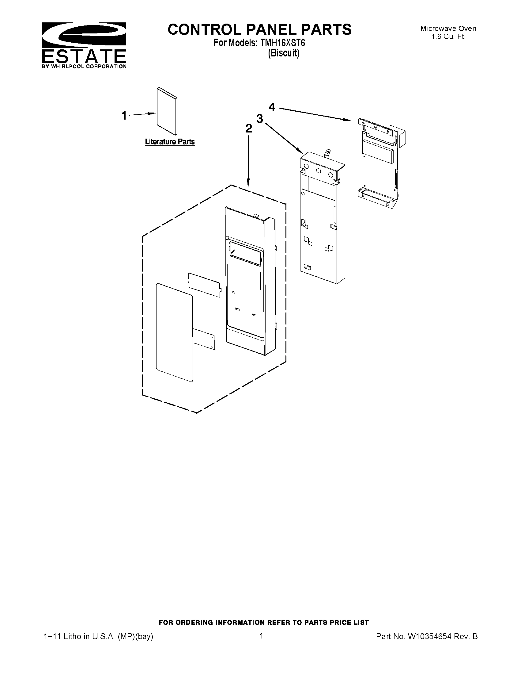 01 - CONTROL PANEL PARTS