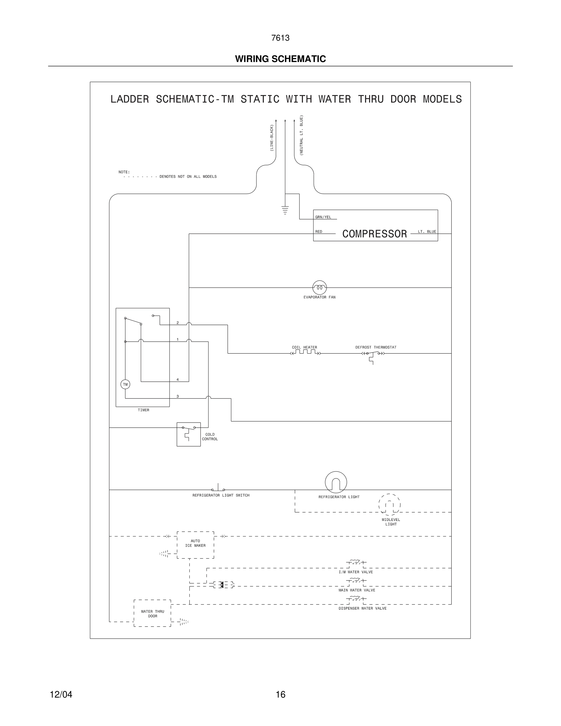 16 - WIRING SCHEMATIC