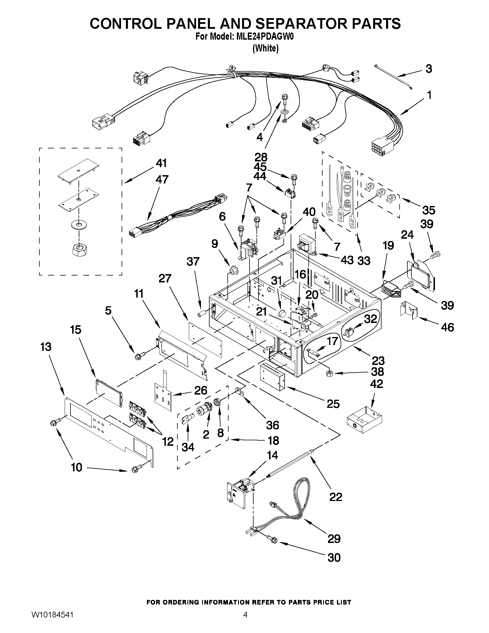 02 - CONTROL PANEL AND SEPARATOR PARTS