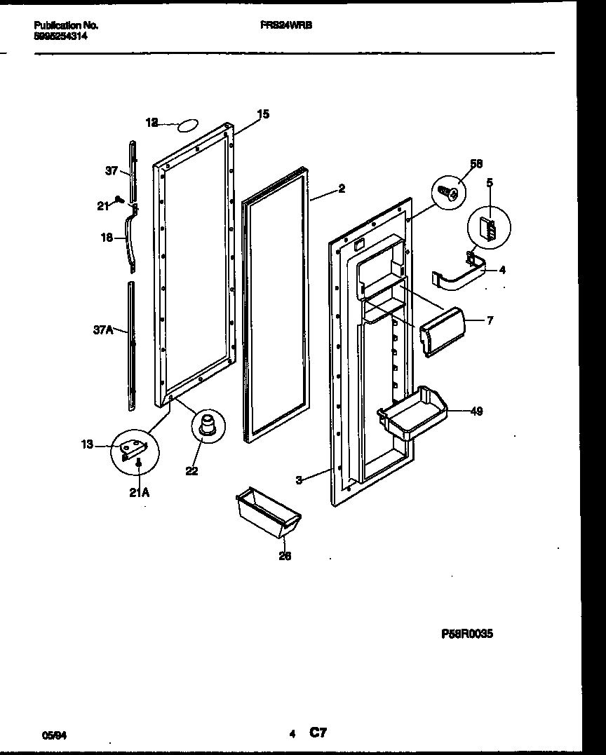 03 - REFRIGERATOR DOOR PARTS