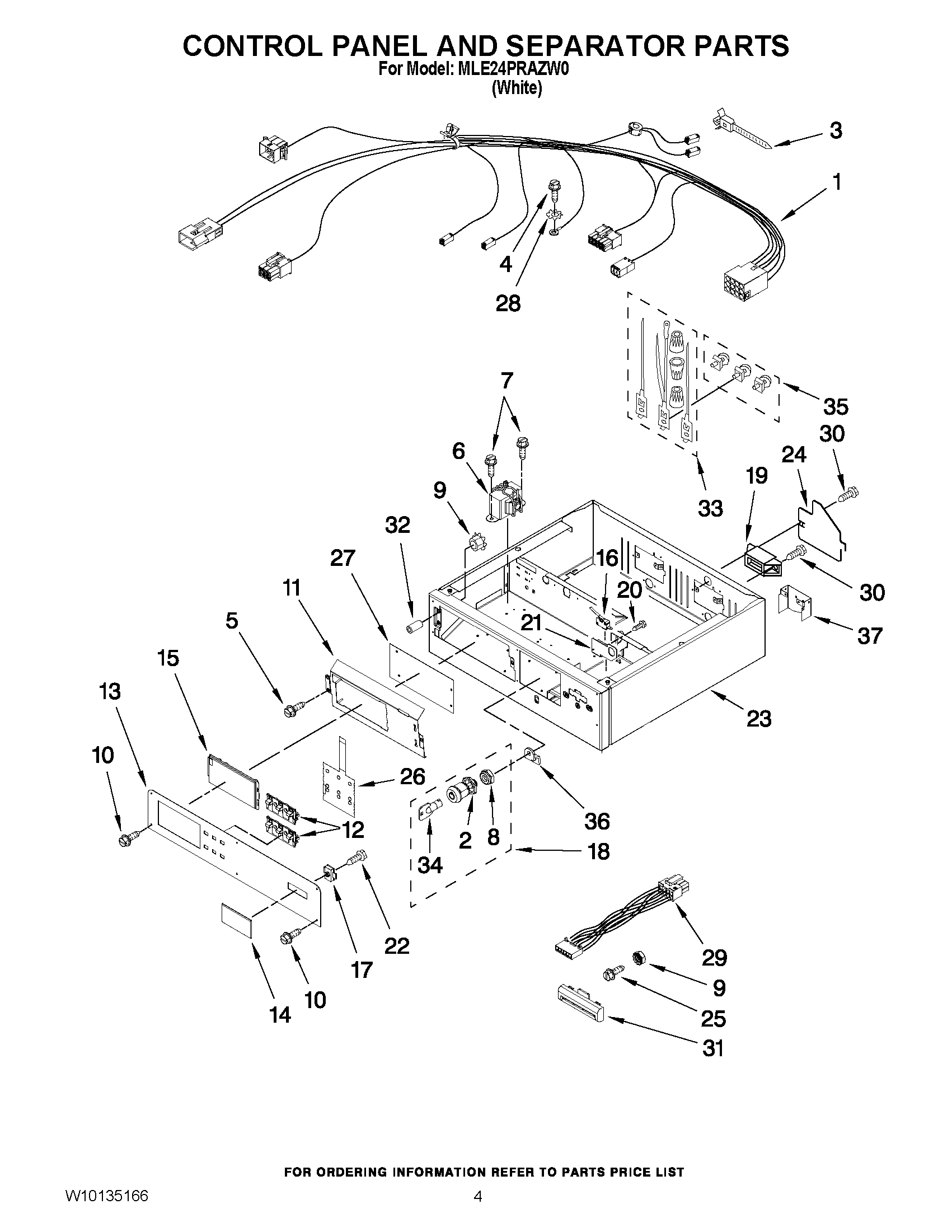 02 - CONTROL PANEL AND SEPARATOR PARTS