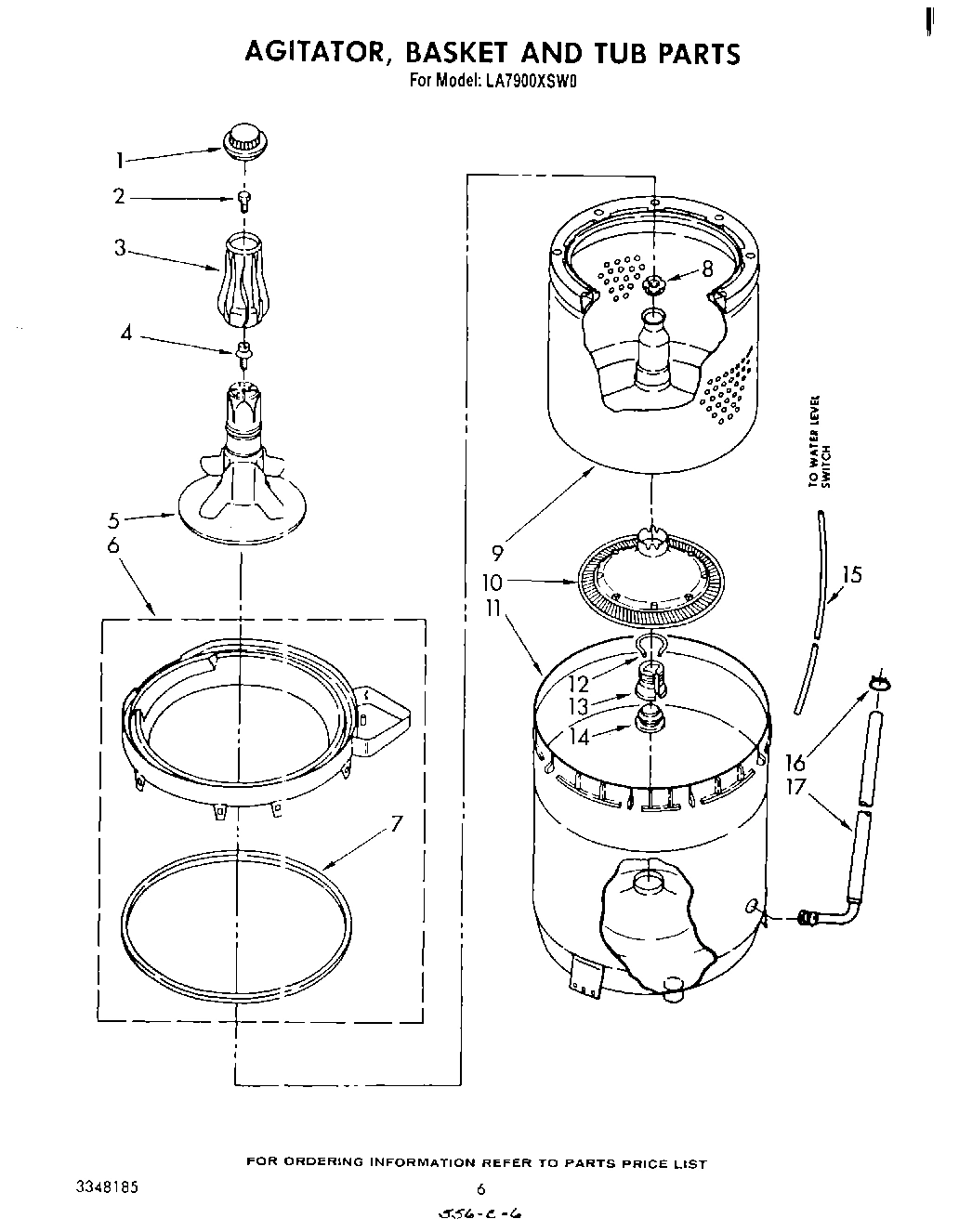 04 - AGITATOR, BASKET AND TUB