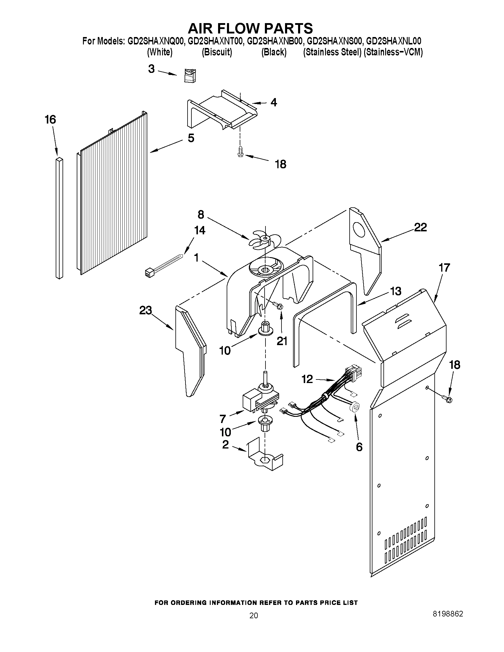 12 - AIR FLOW PARTS