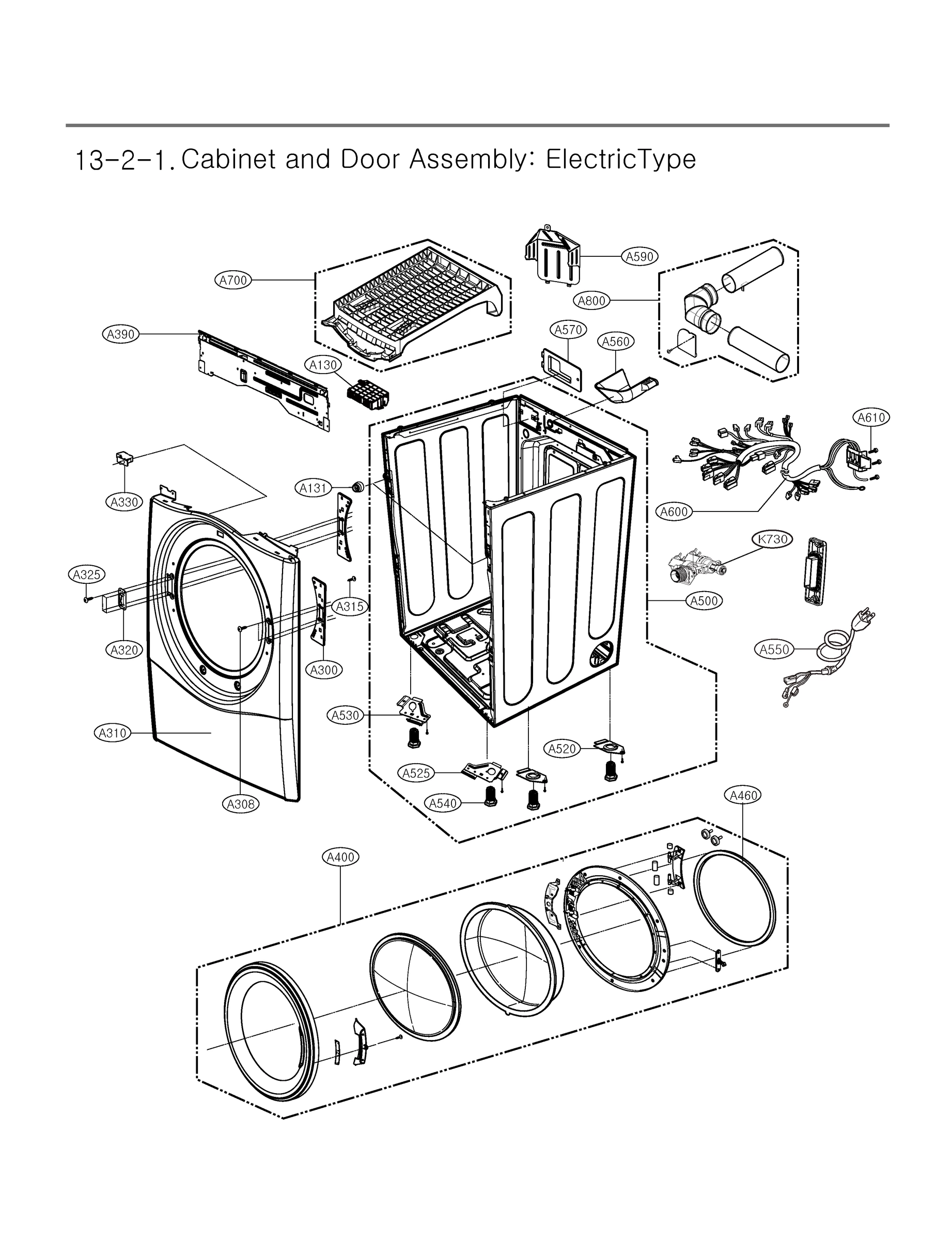 CABINET AND DOOR ASSEMBLY