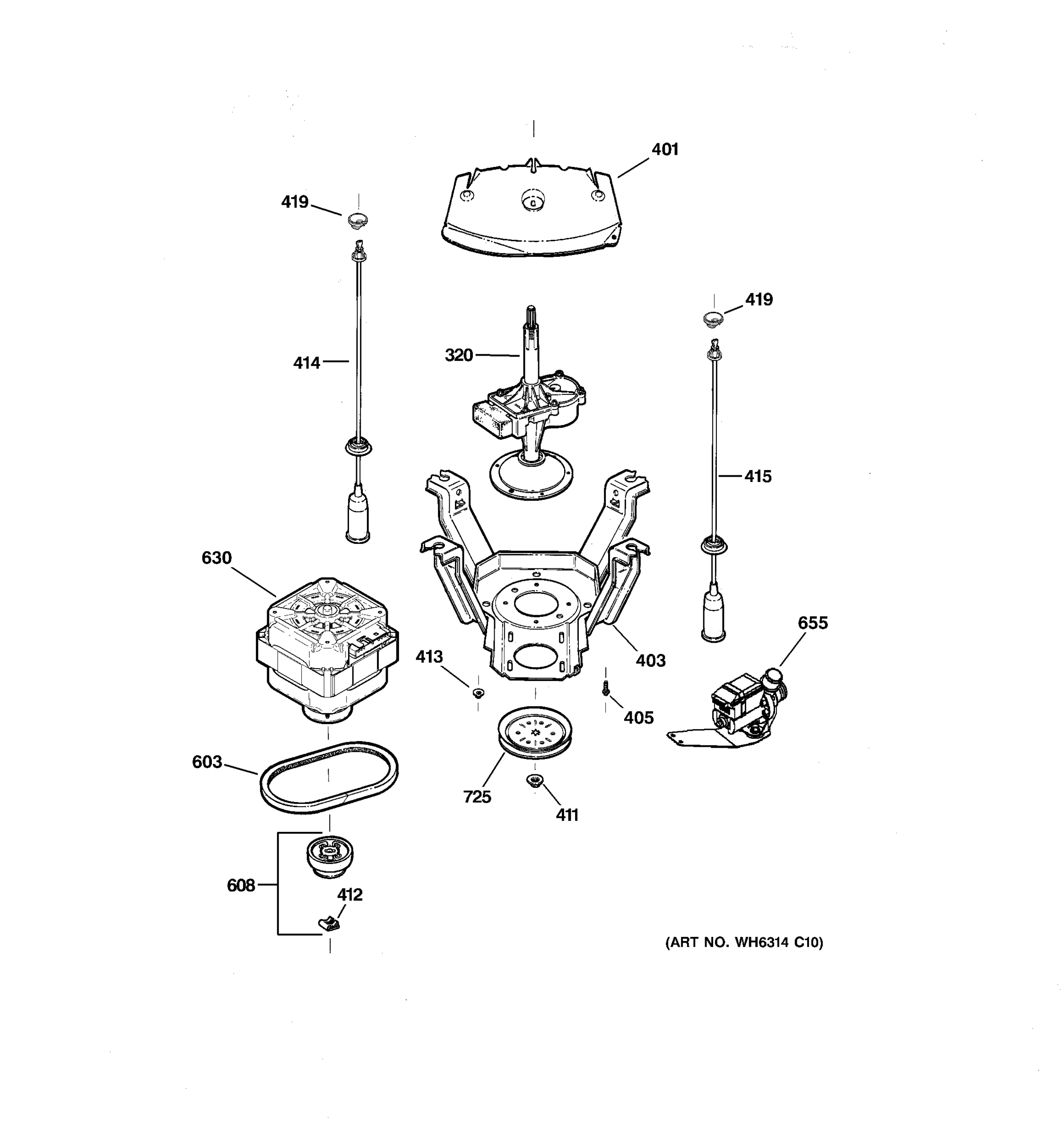 SUSPENSION, PUMP & DRIVE COMPONENTS