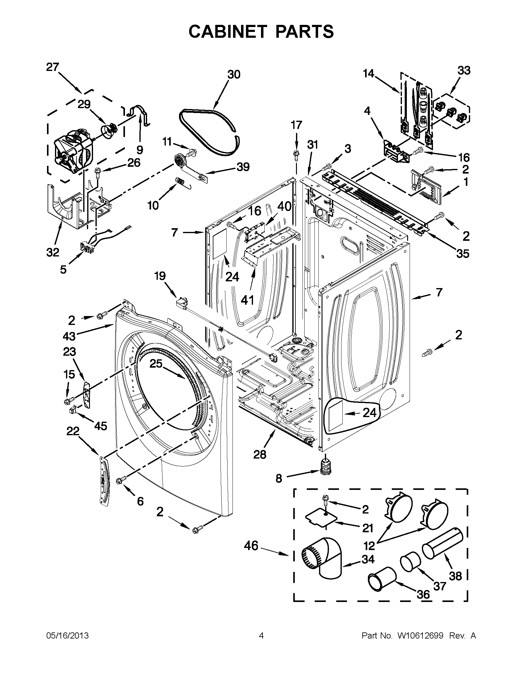 02 - CABINET PARTS