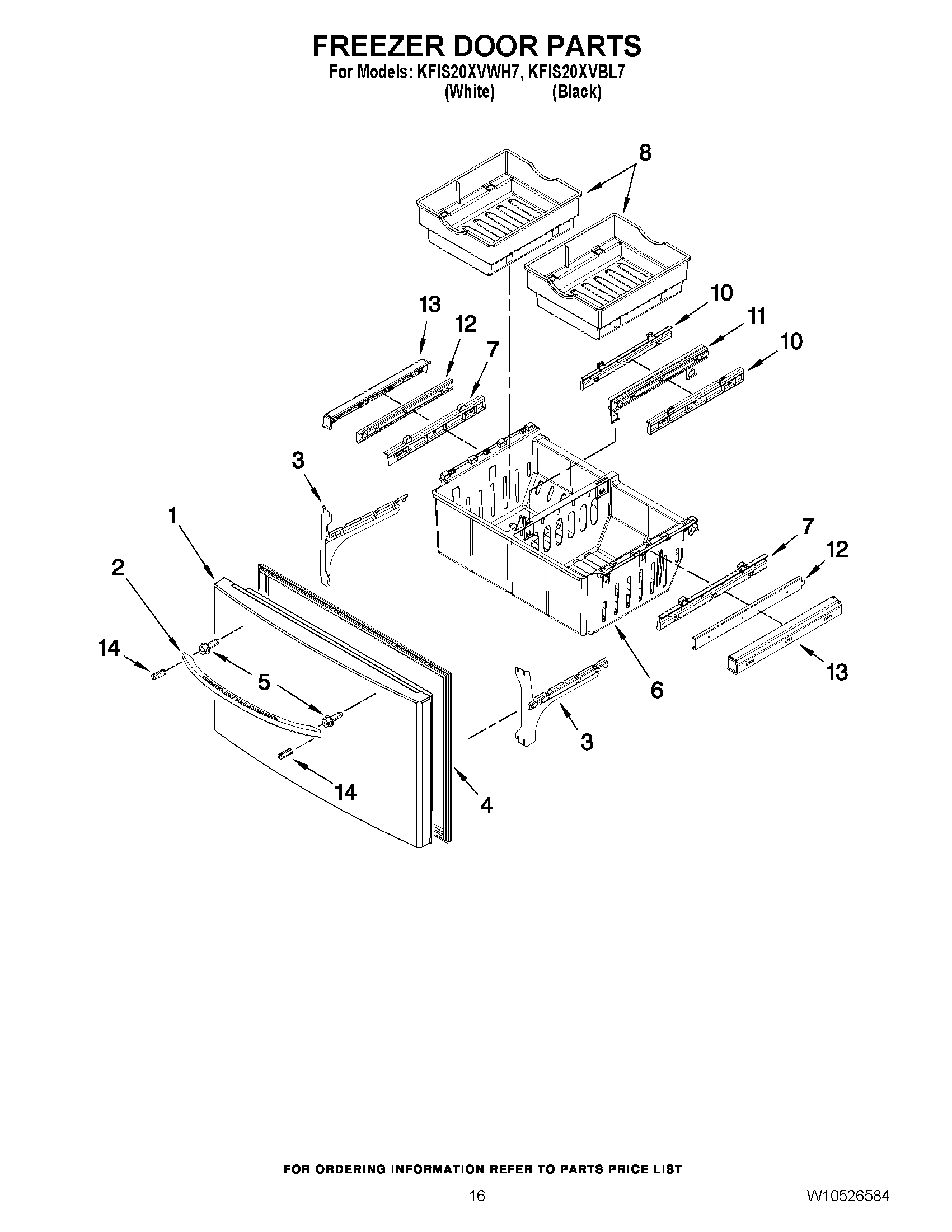 09 - FREEZER DOOR PARTS