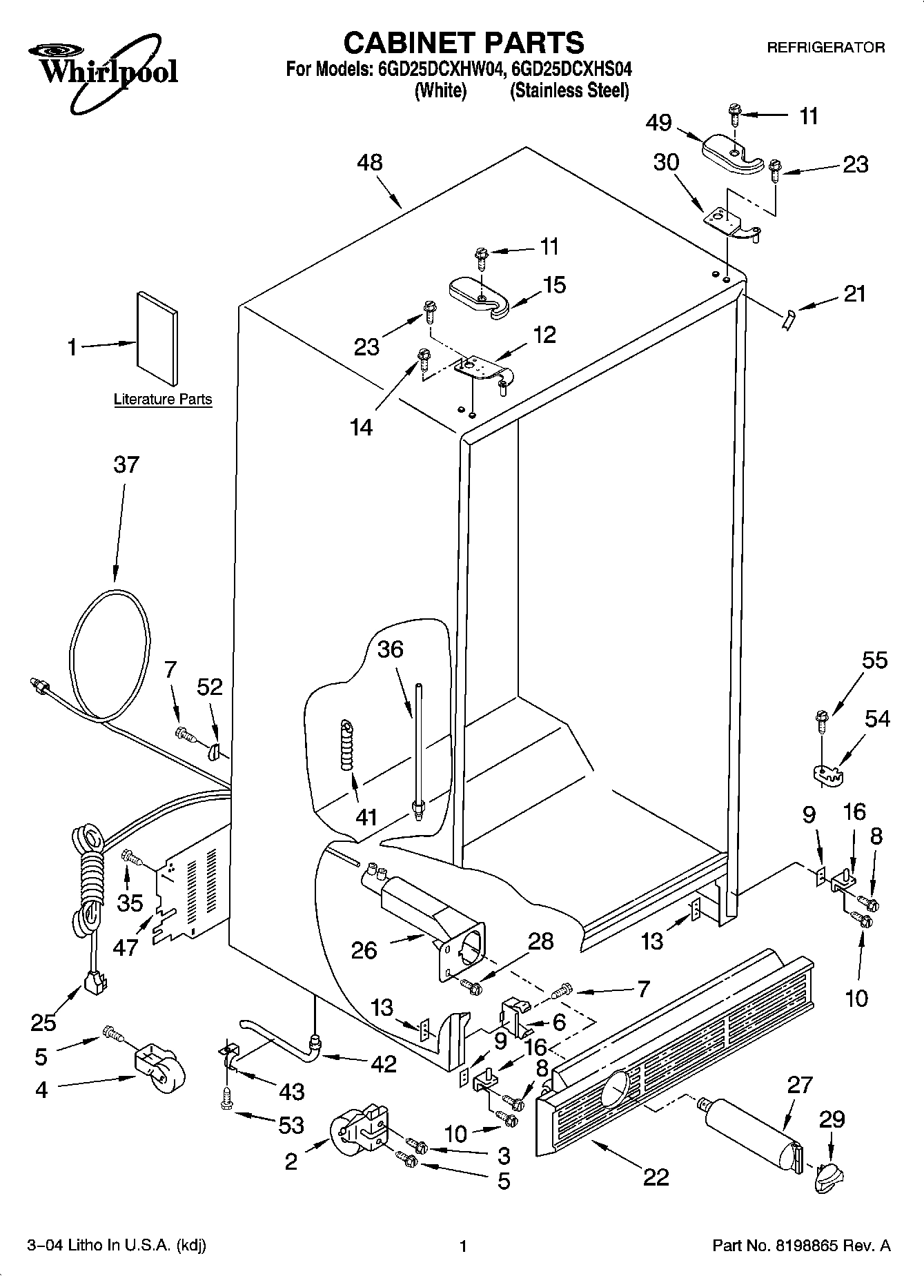 01 - CABINET PARTS