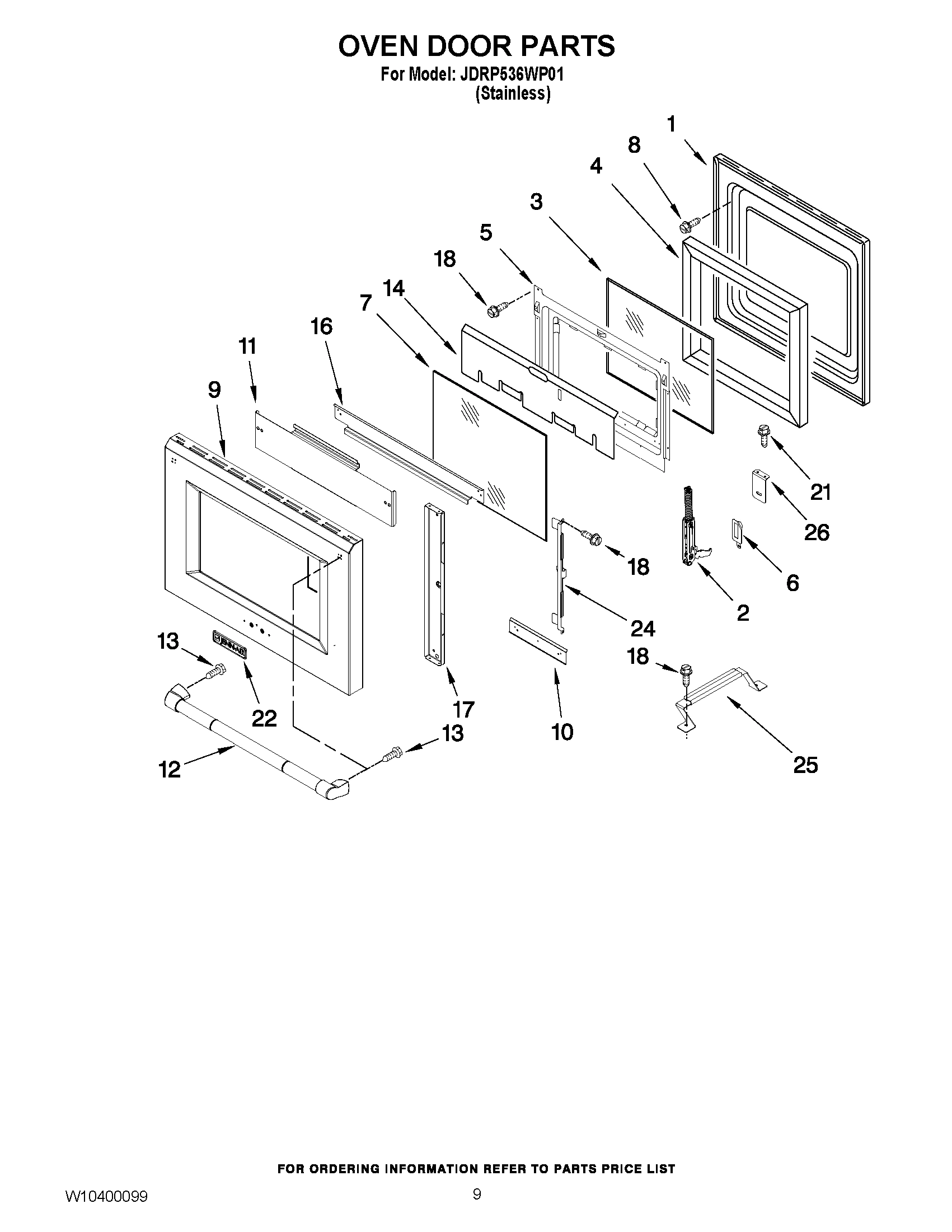 06 - OVEN DOOR PARTS