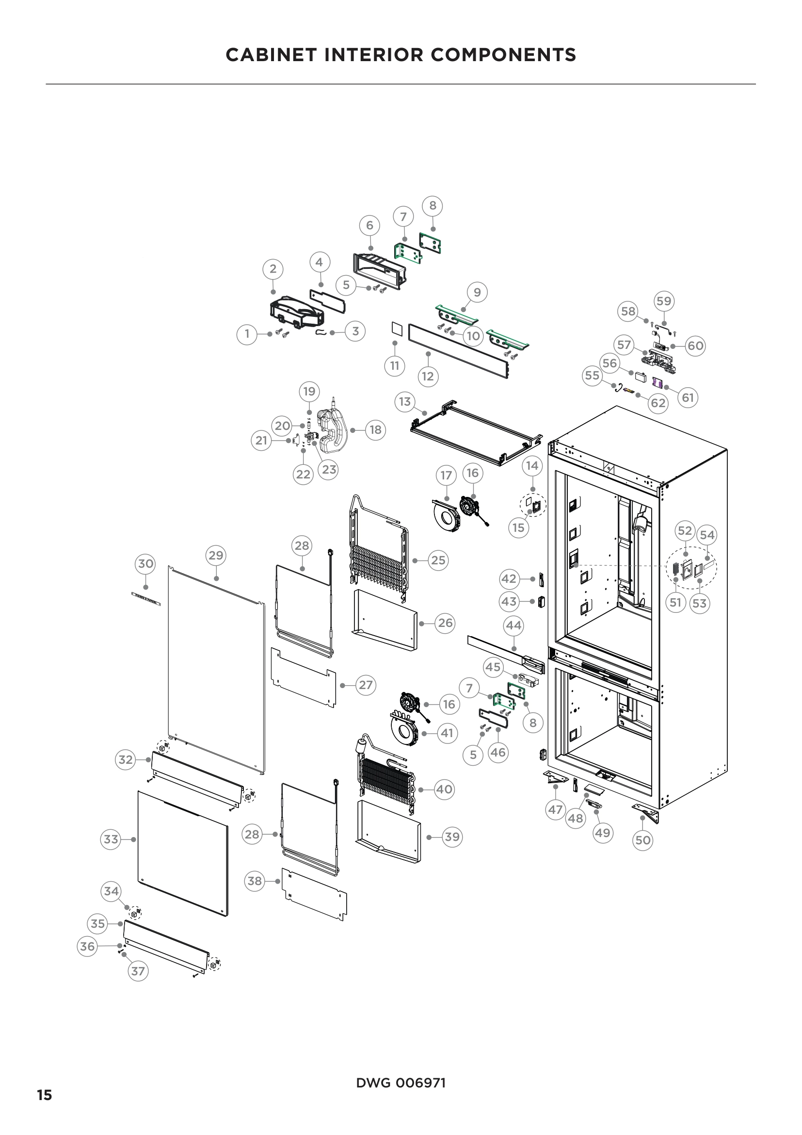 CABINET INTERIOR COMPONENTS
