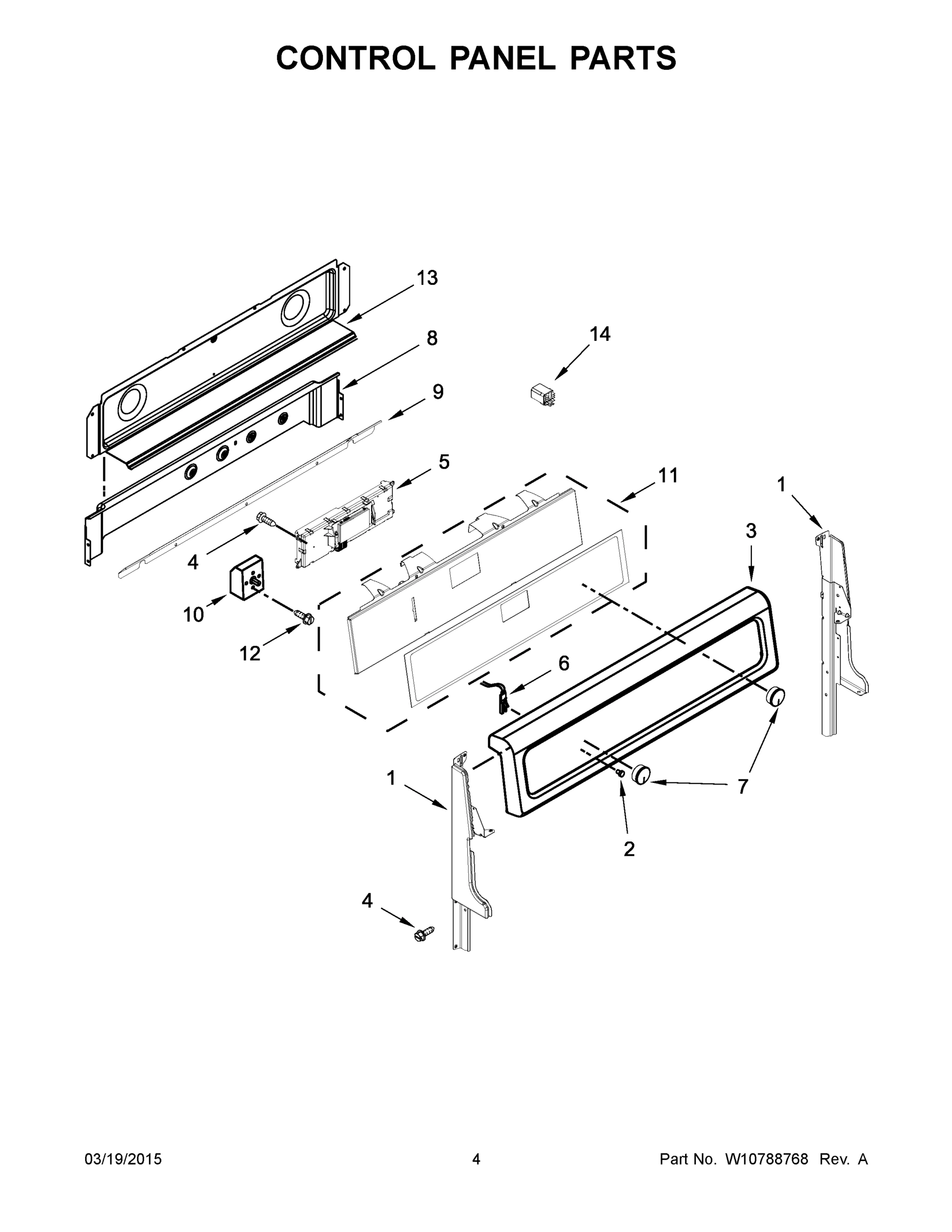 03 - CONTROL PANEL PARTS