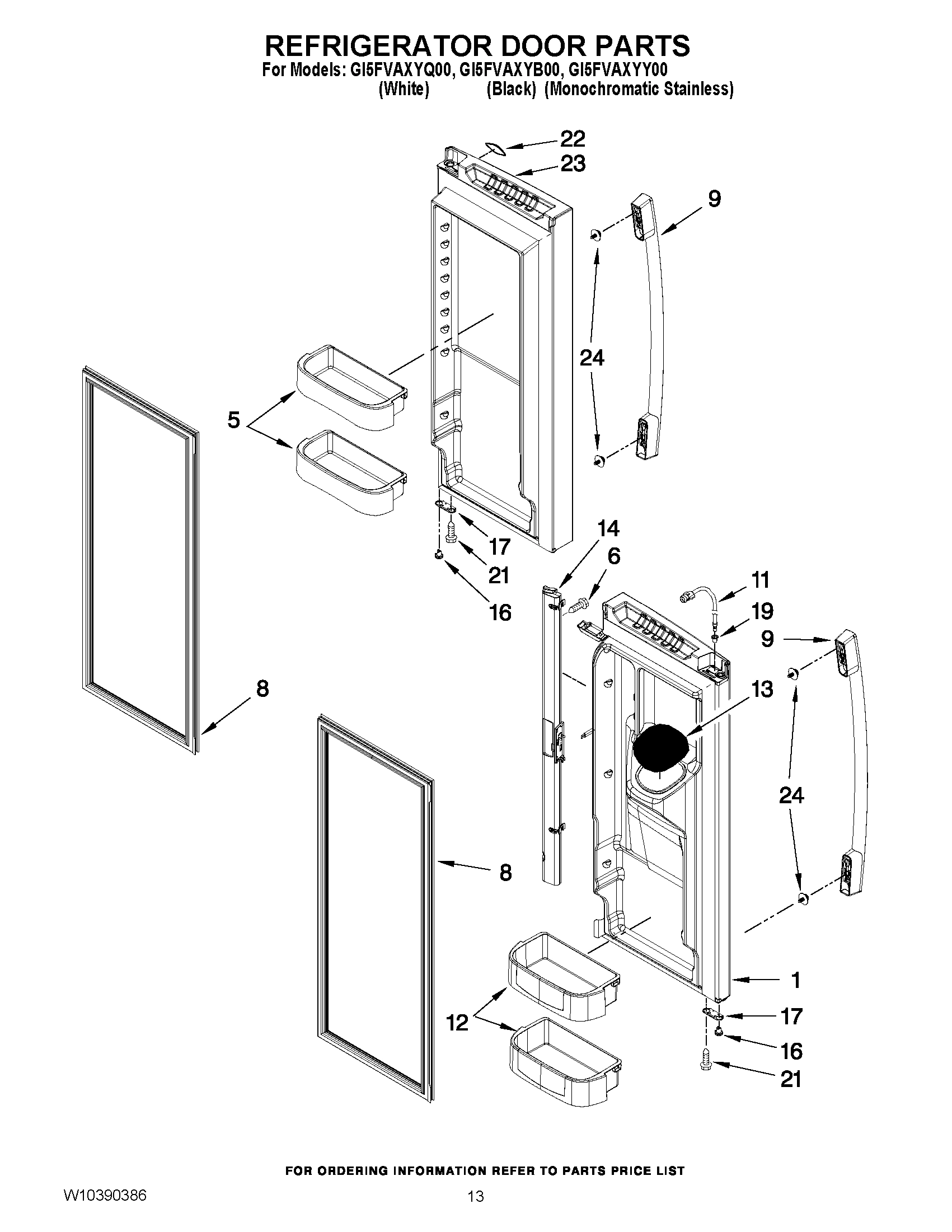 07 - REFRIGERATOR DOOR PARTS