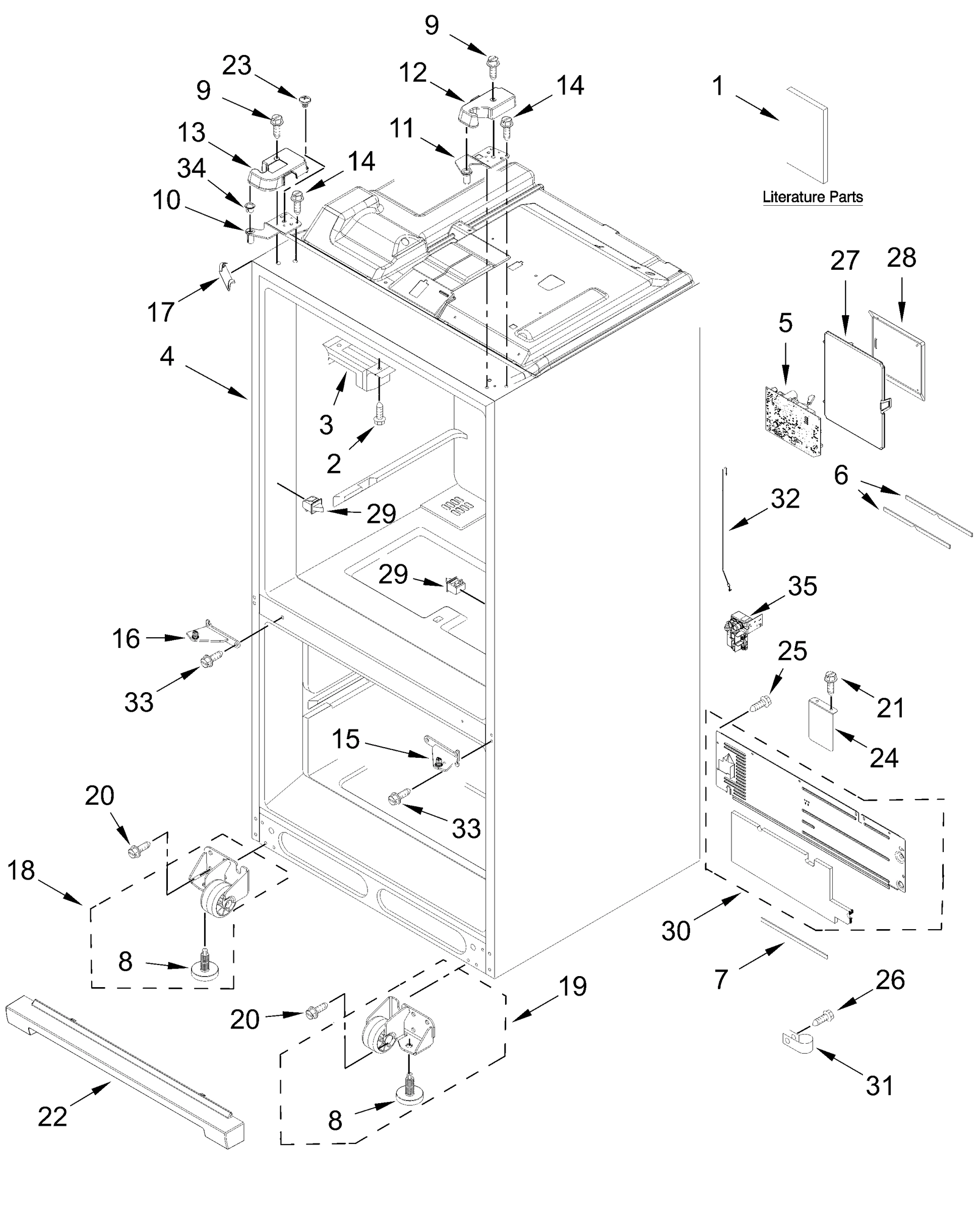 CABINET PARTS