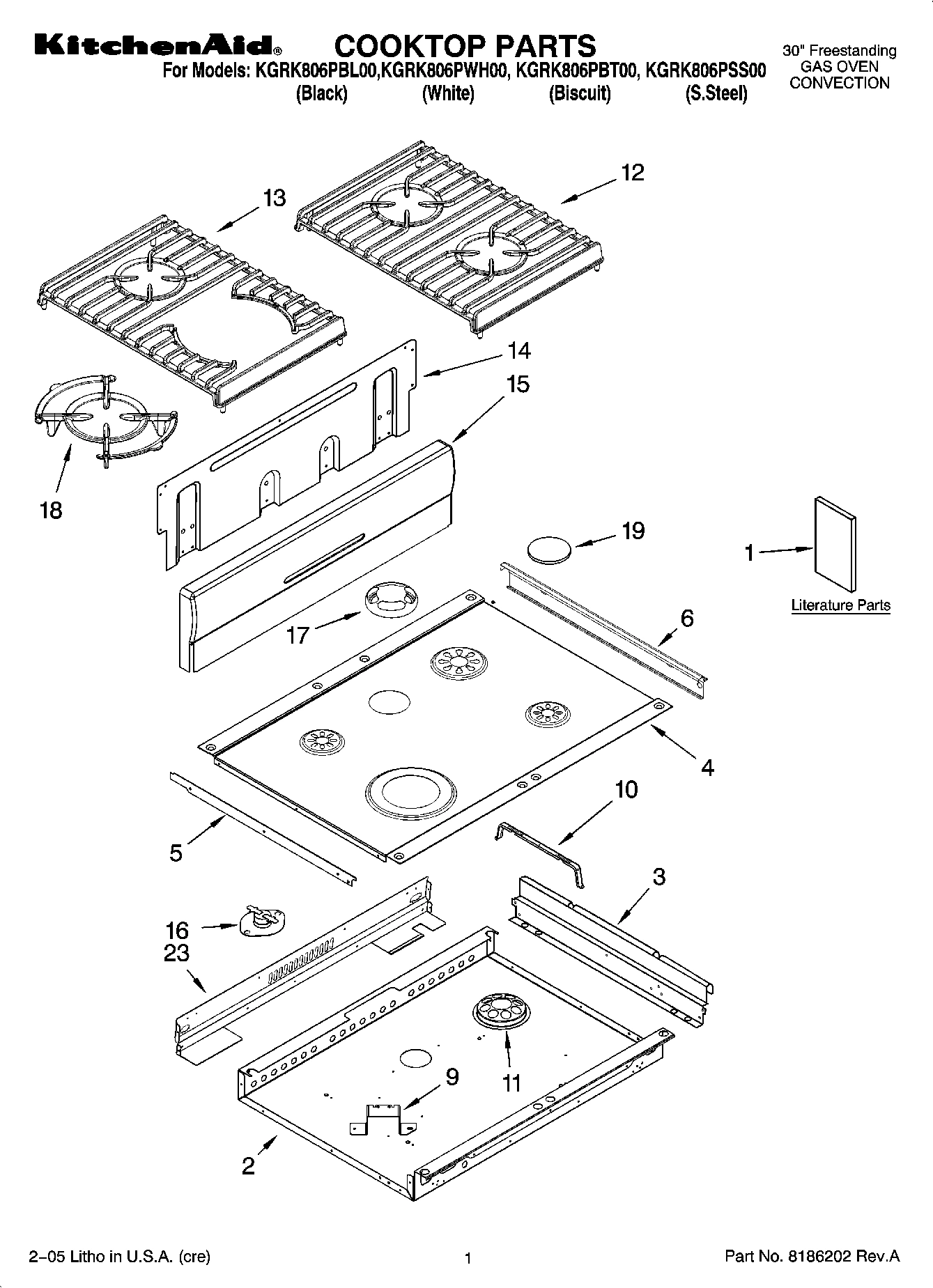 01 - COOKTOP PARTS