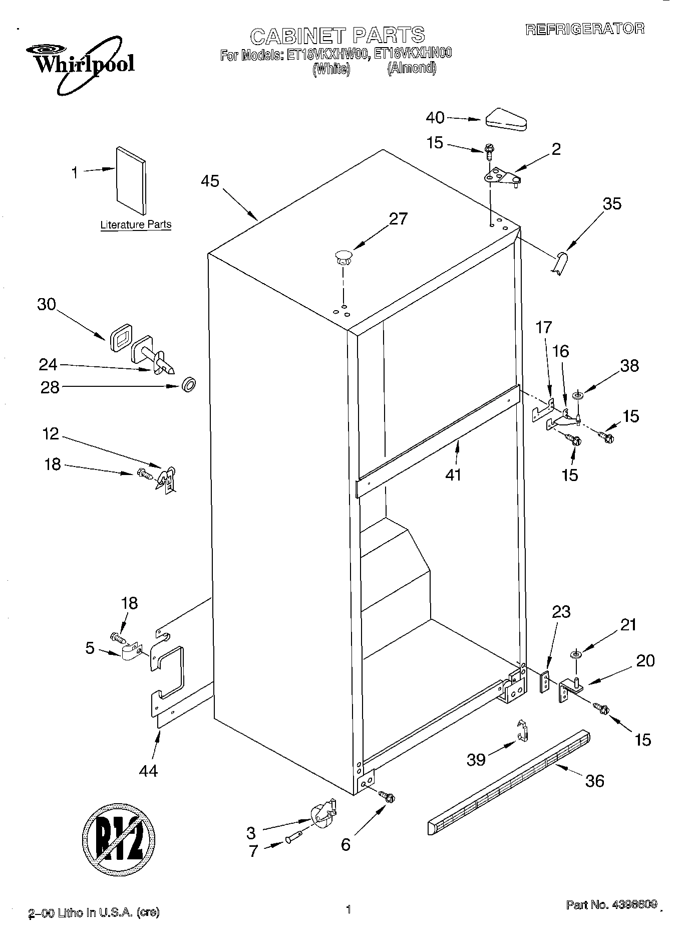 01 - CABINET, LITERATURE