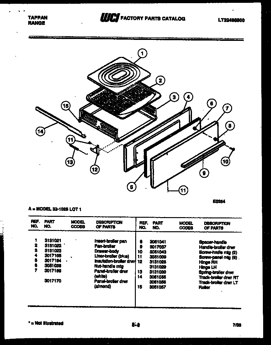 03 - BROILER DRAWER PARTS
