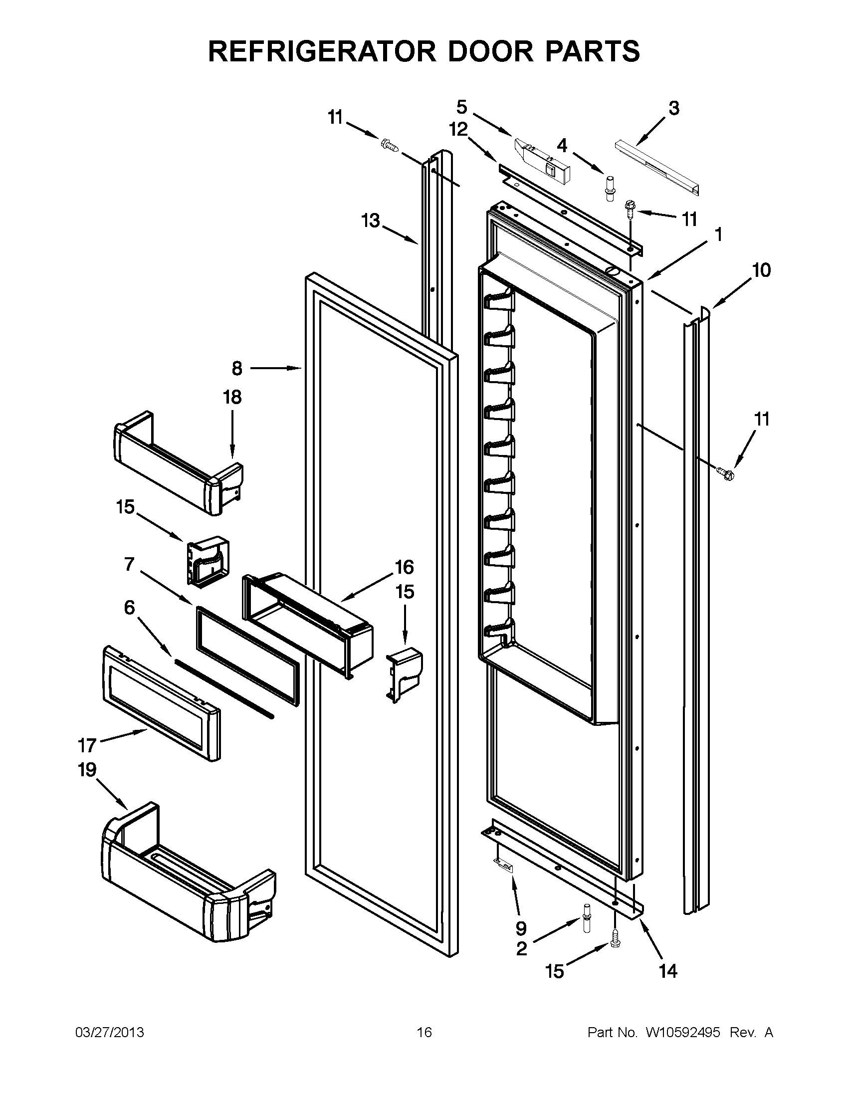08 - REFRIGERATOR DOOR PARTS