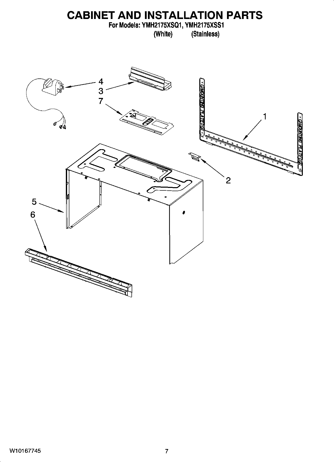 06 - CABINET AND INSTALLATION PARTS