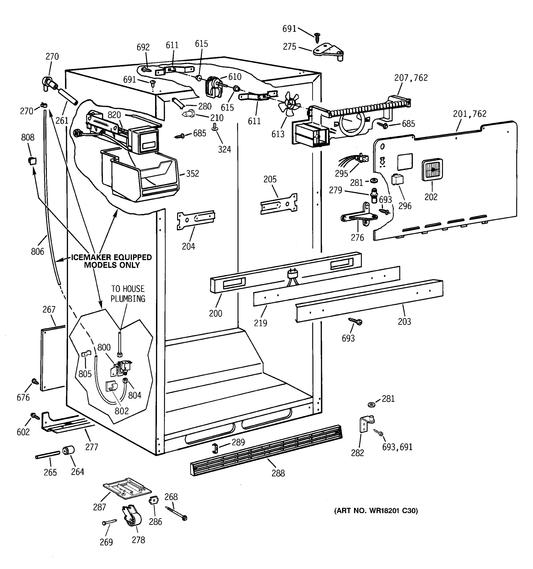 CABINET PARTS