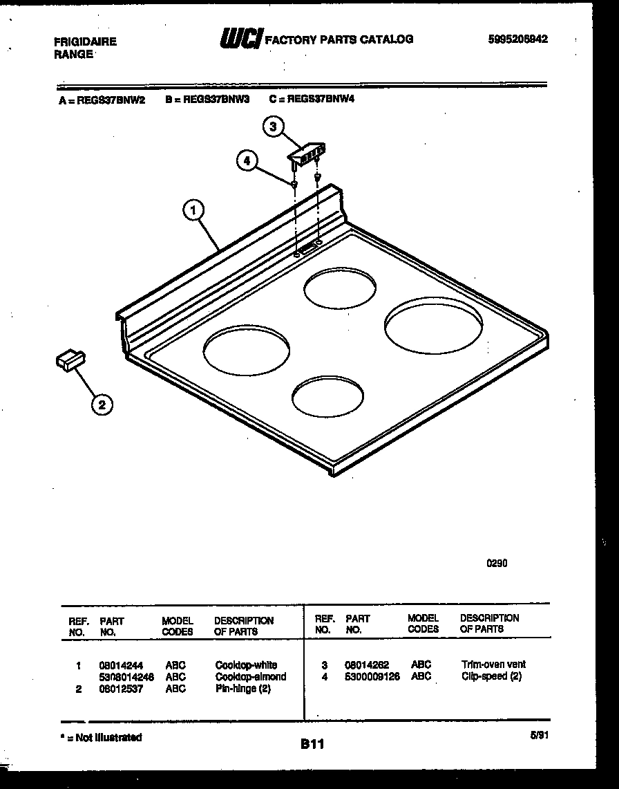 05 - COOKTOP PARTS