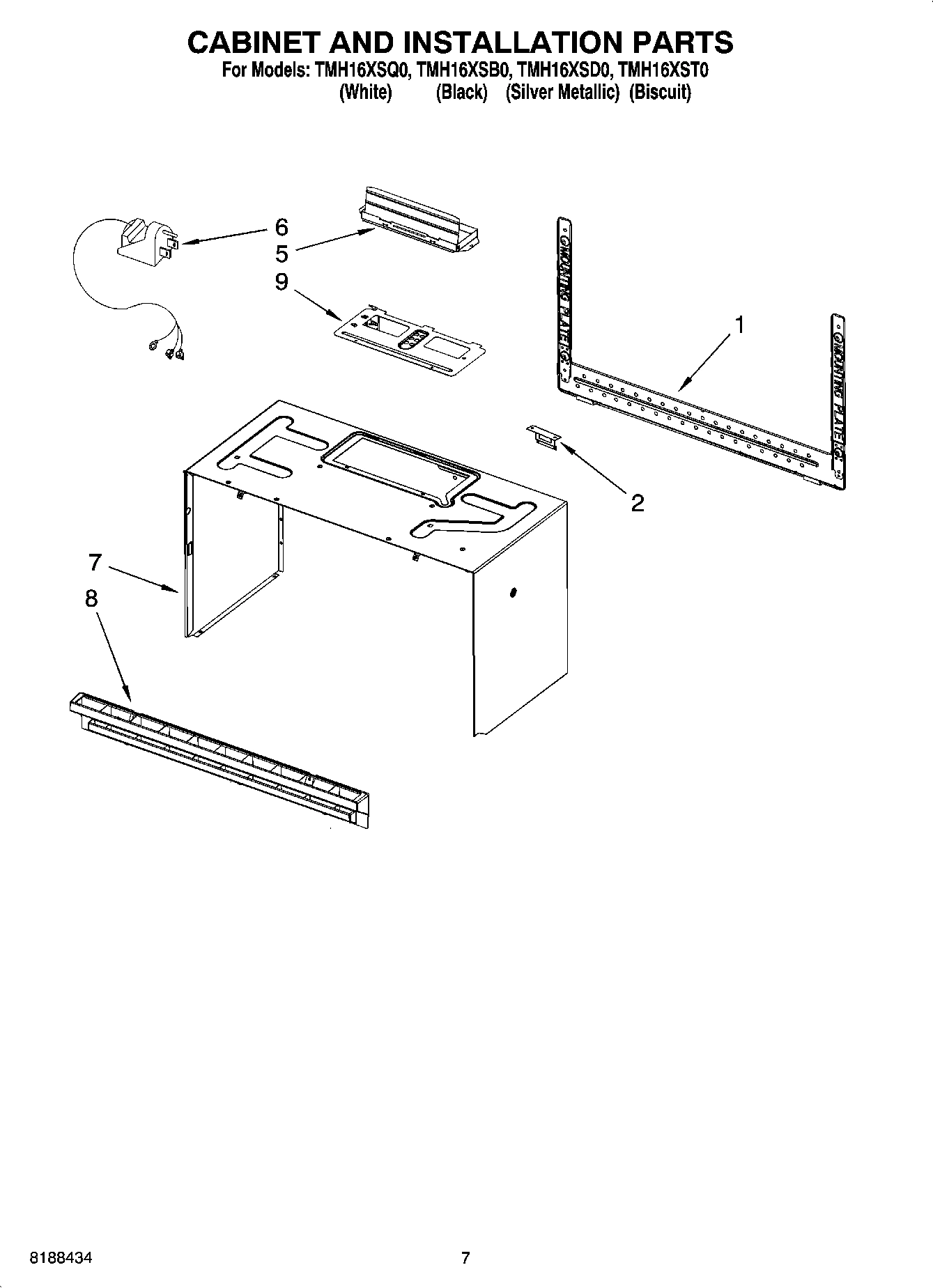 06 - CABINET AND INSTALLATION PARTS