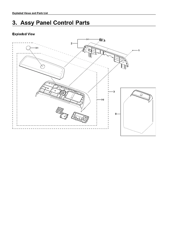 Control Panel Assembly