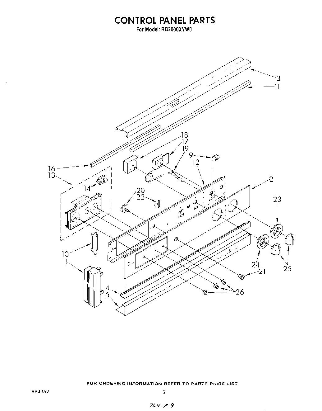 02 - CONTROL PANEL , LITERATURE AND OPTIONAL