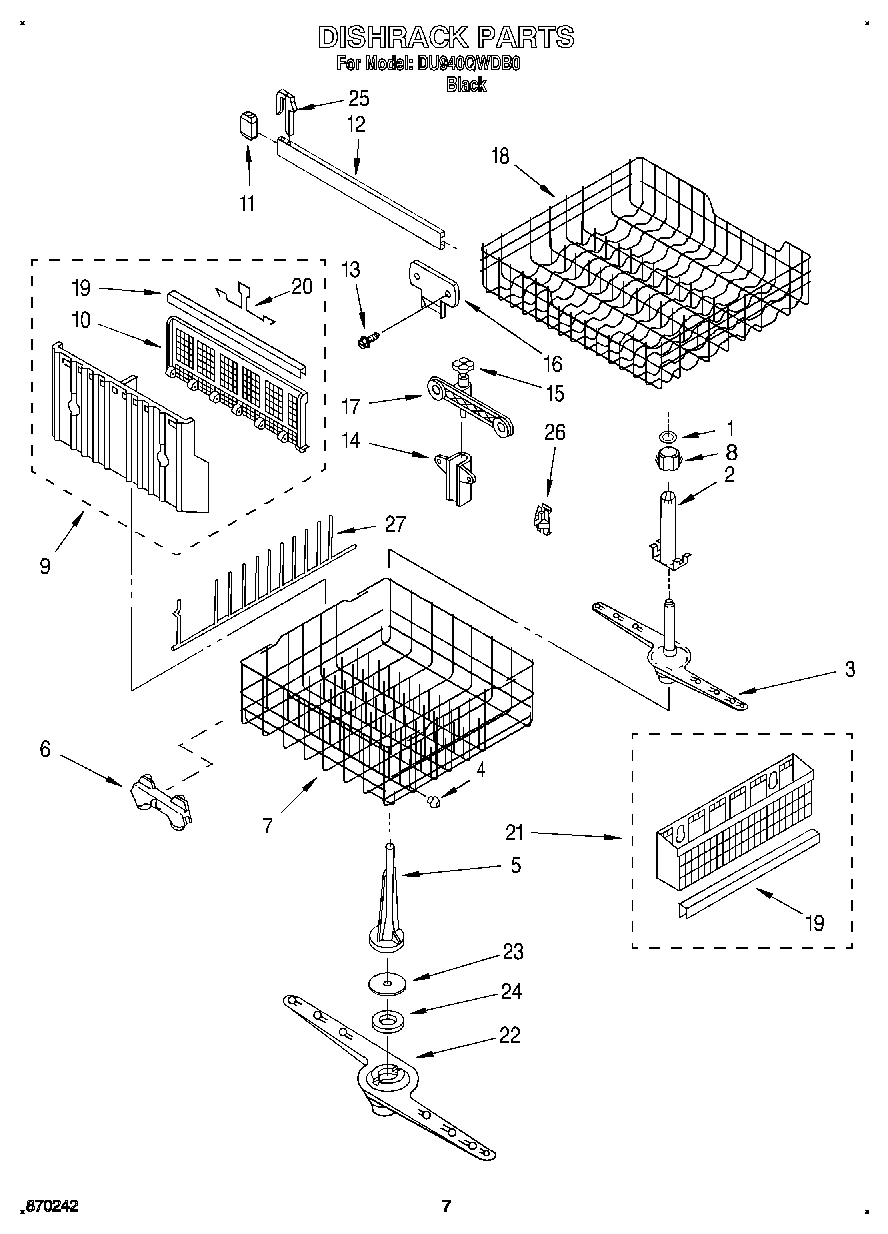 05 - DISHRACK, LIT/OPTIONAL